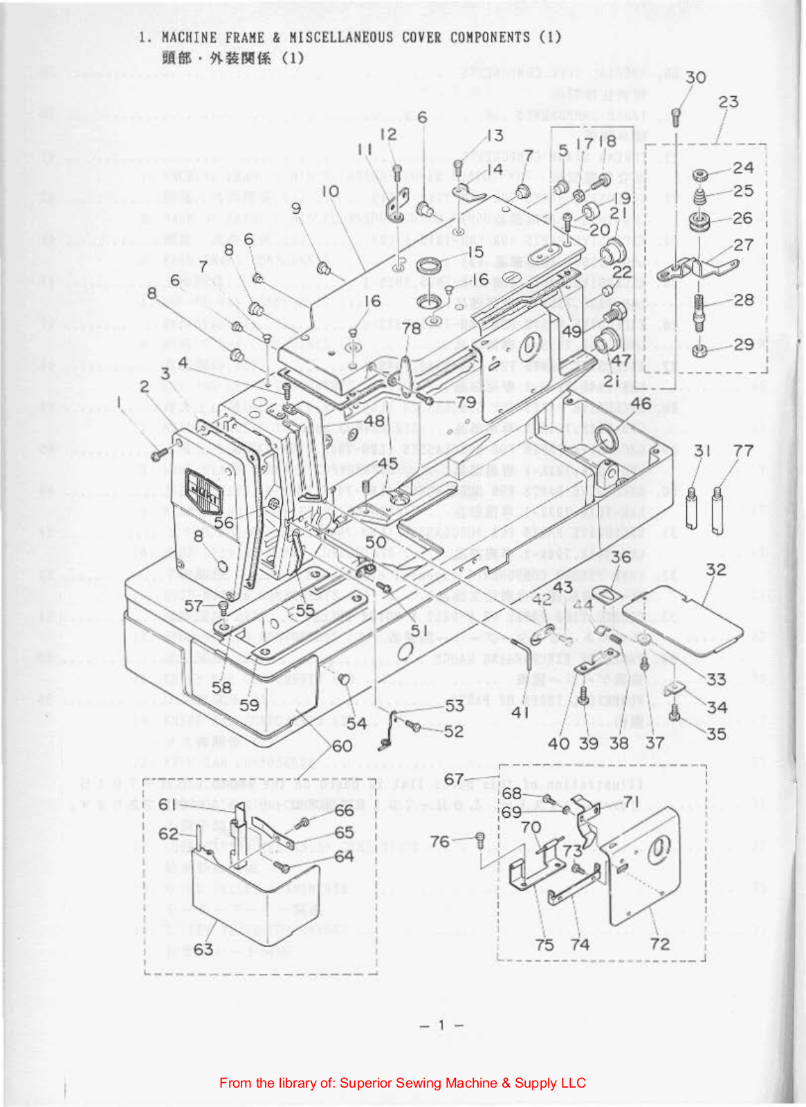 Juki LBH-791S Manual
