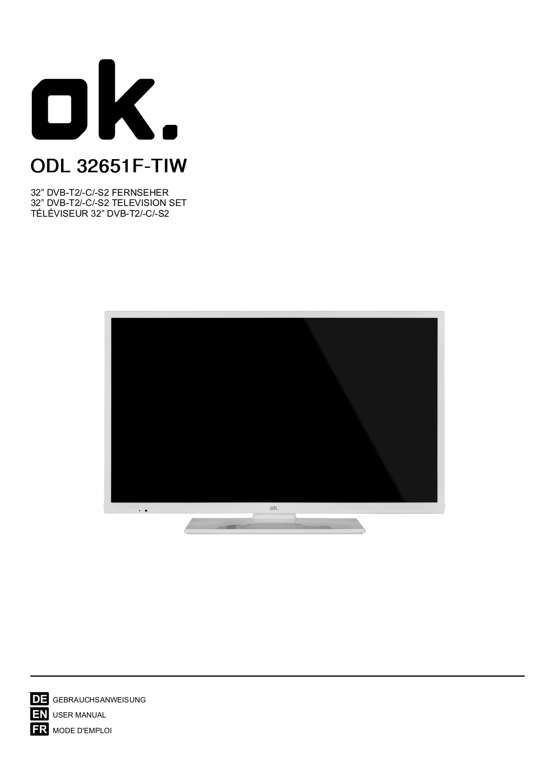 OK. ODL 32651F-TIW User guide - ManualMachine.com