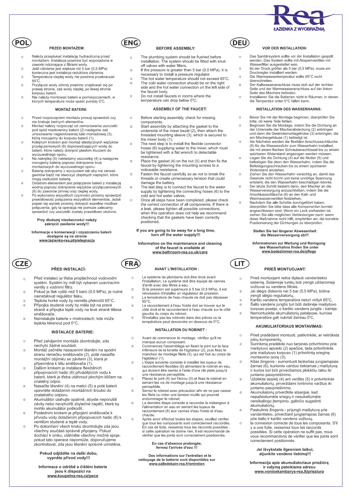 REA B6302 User guide - ManualMachine.com