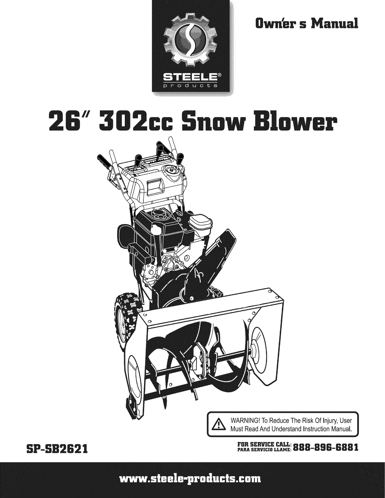 Steele SP-SB2621 Owner’s Manual