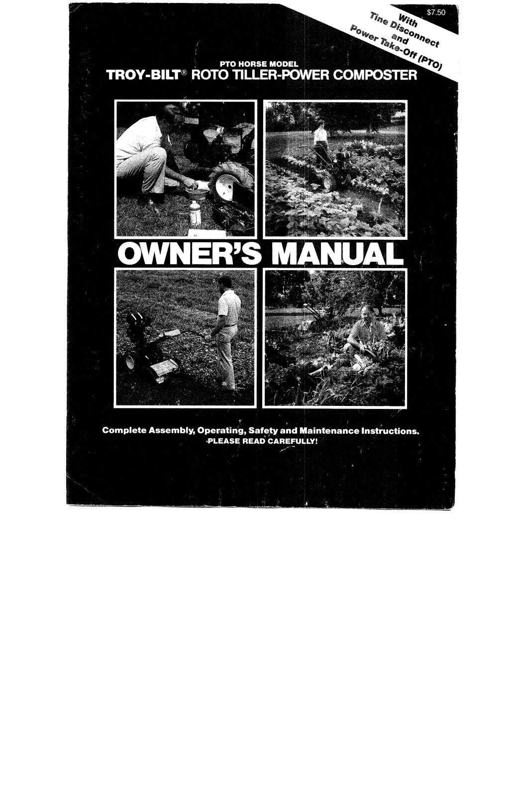 Mtd all models owners Manual