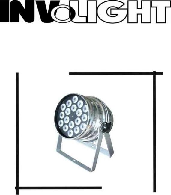 Involight LED PAR189 BK User Manual