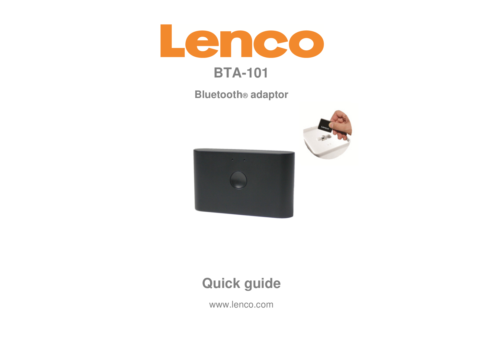 Lenco BTA-101 User Manual