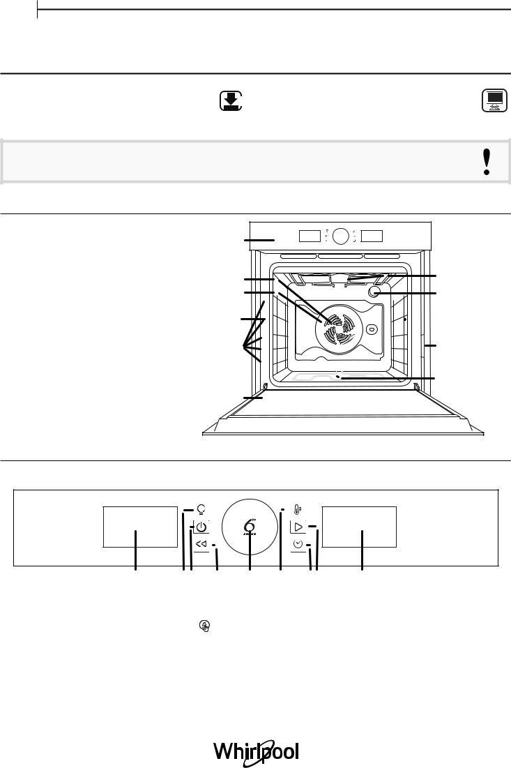 WHIRLPOOL AKZ9 6230 IX Daily Reference Guide