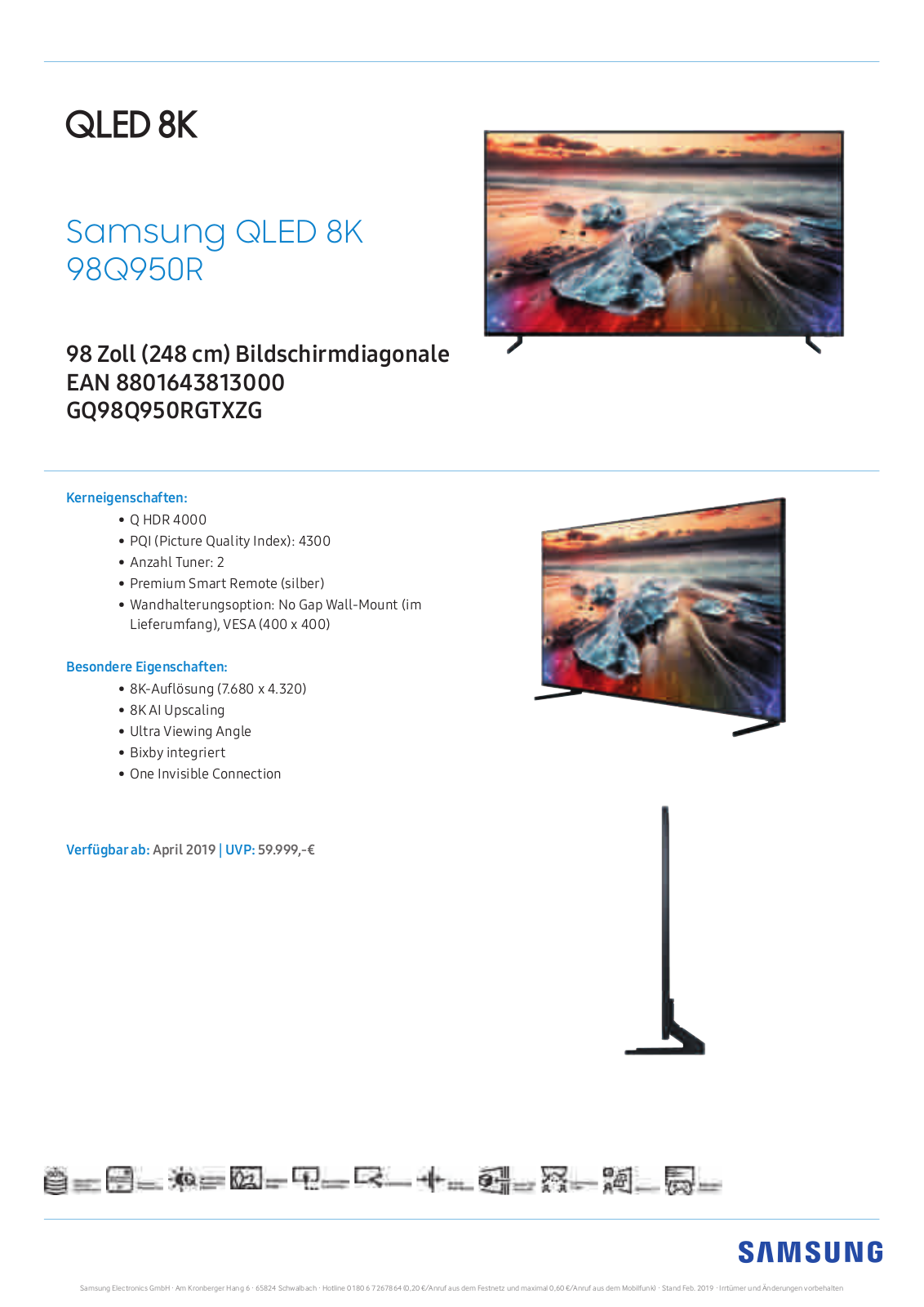 Samsung GQ98Q950R User Manual