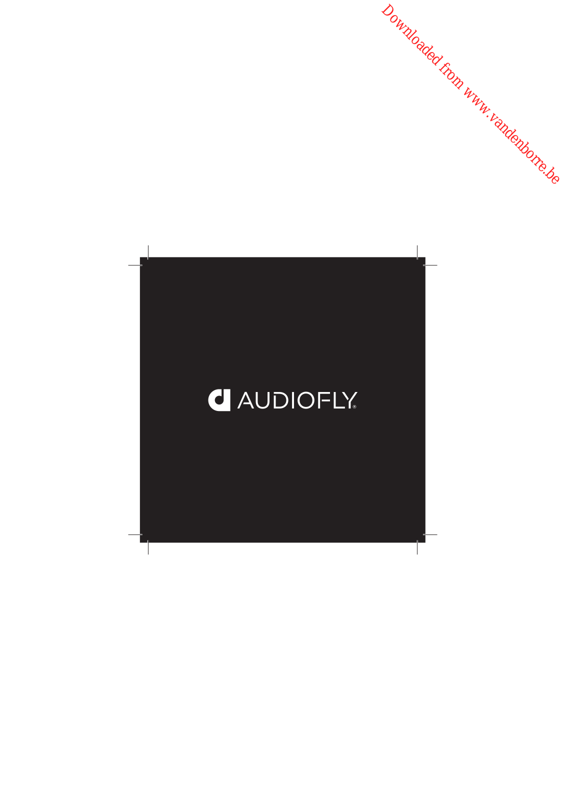 AUDIOFLY AF100W User Manual