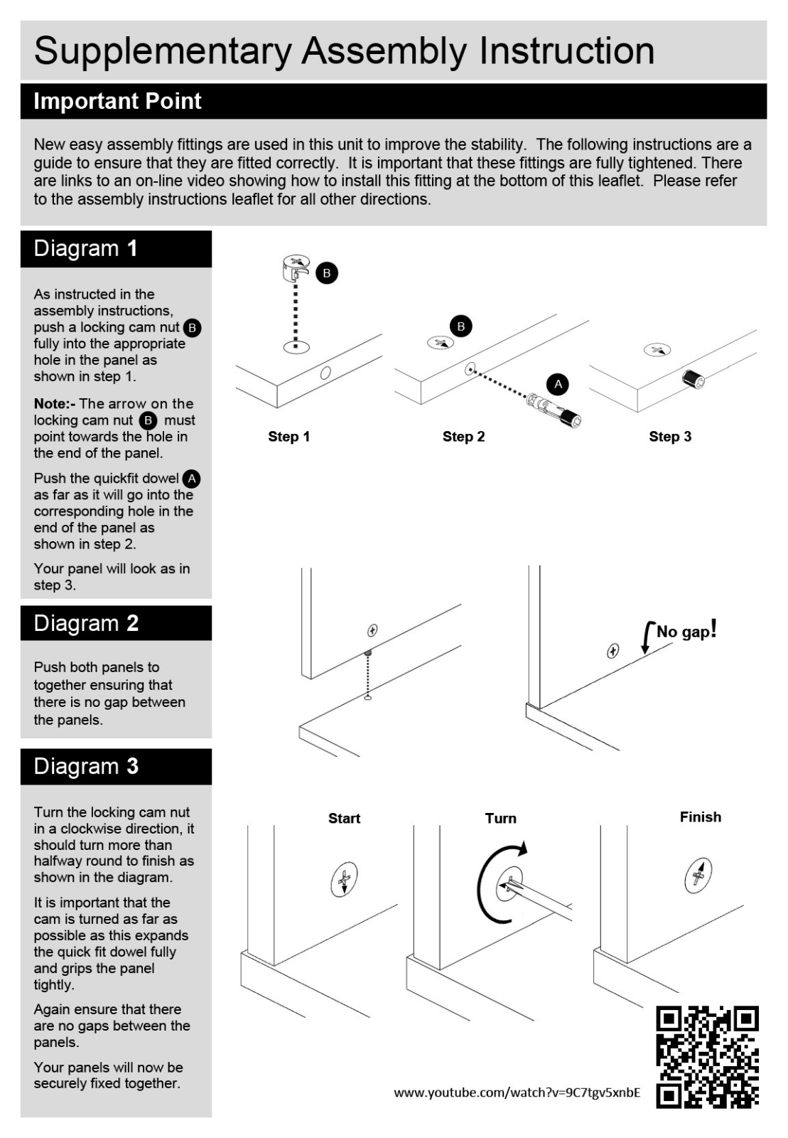 Argos 5435041 ASSEMBLY INSTRUCTIONS