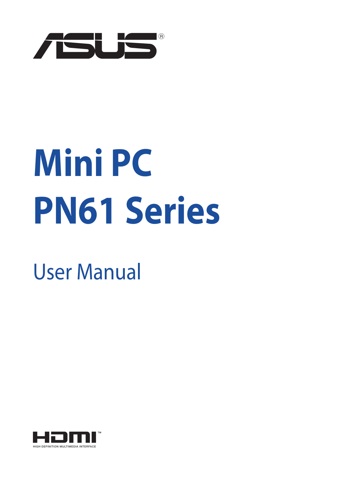 Asus PN61S, PN61 User’s Manual