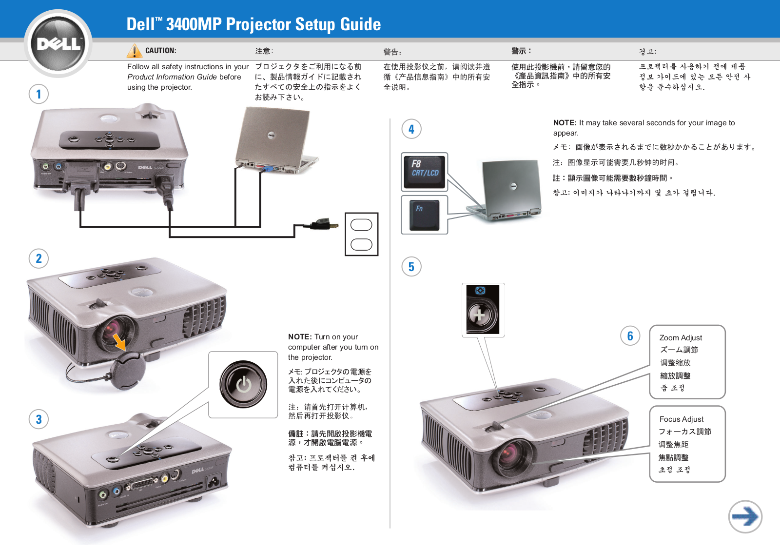 Dell 3400MP User Manual