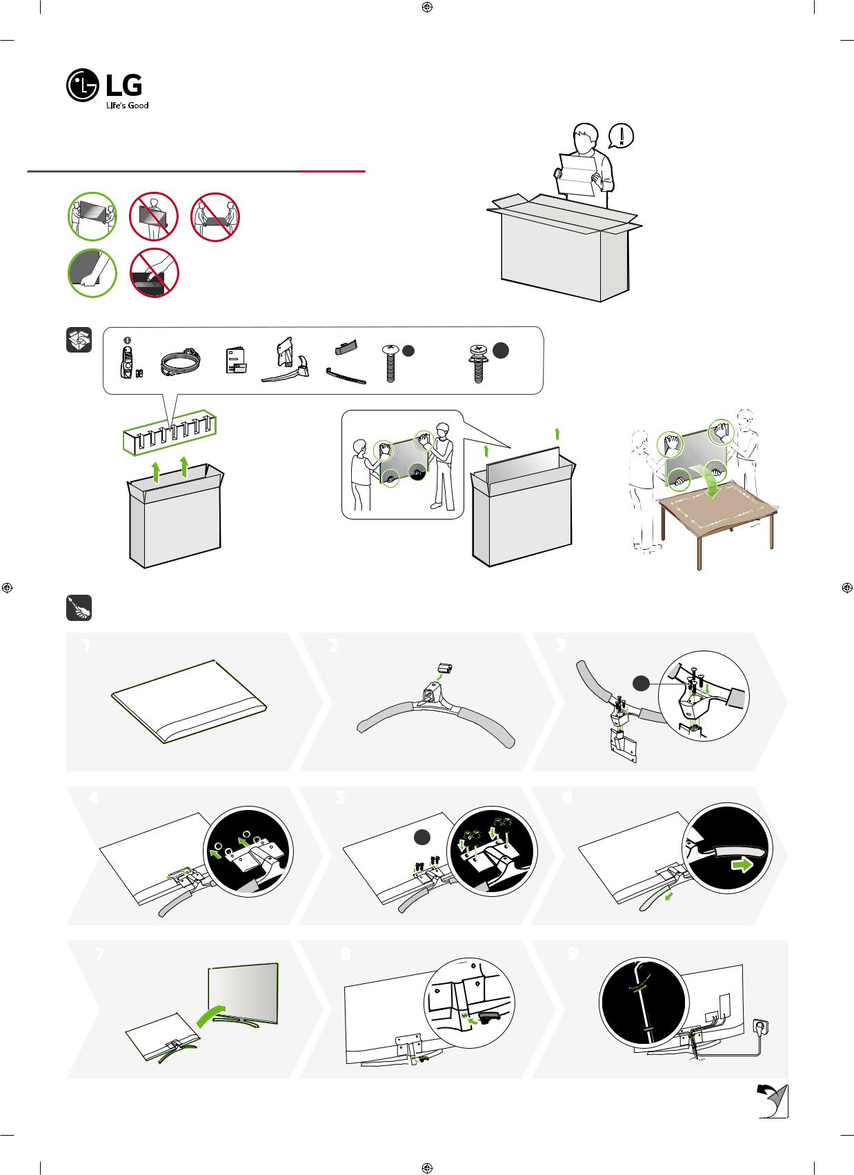 LG 43UN8160PVA Quick Setup Guide