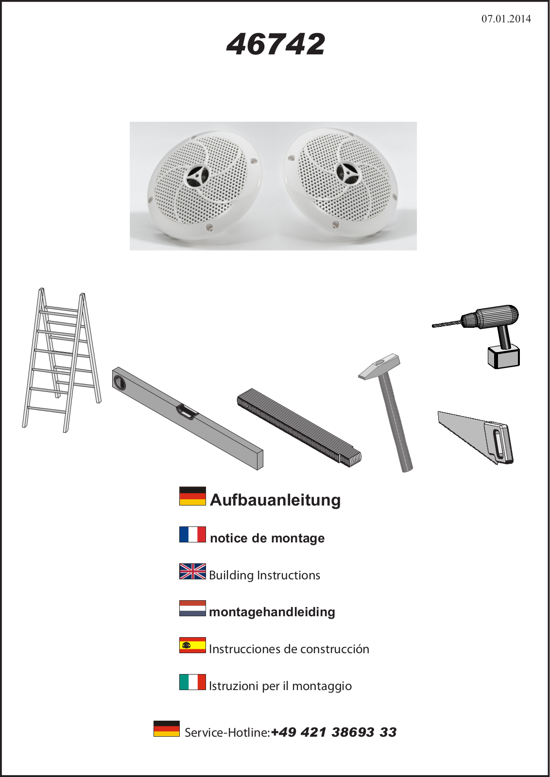 Karibu Lautsprecher Assembly instructions