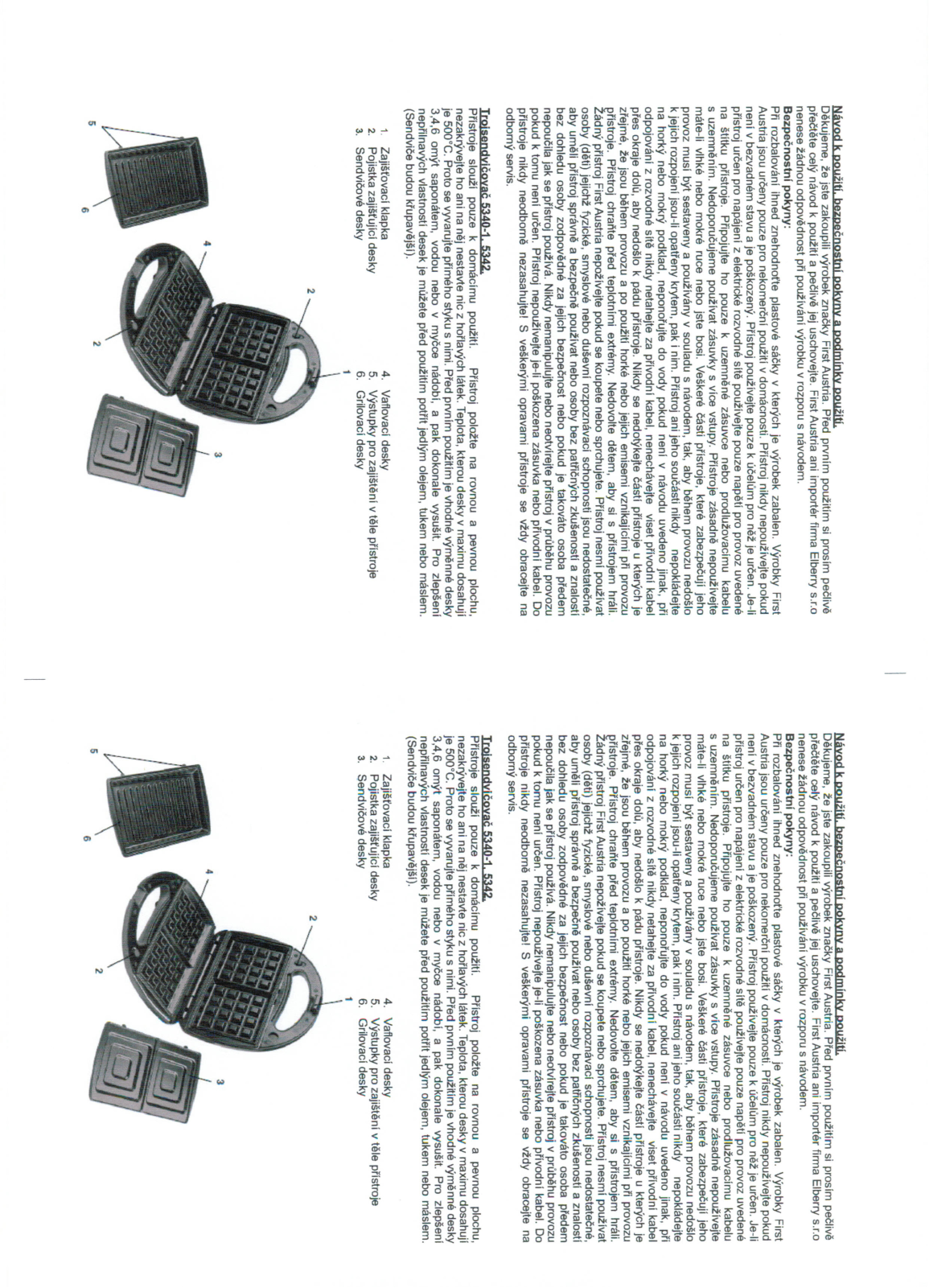 First Austria 5342, FA5342-1 User Manual