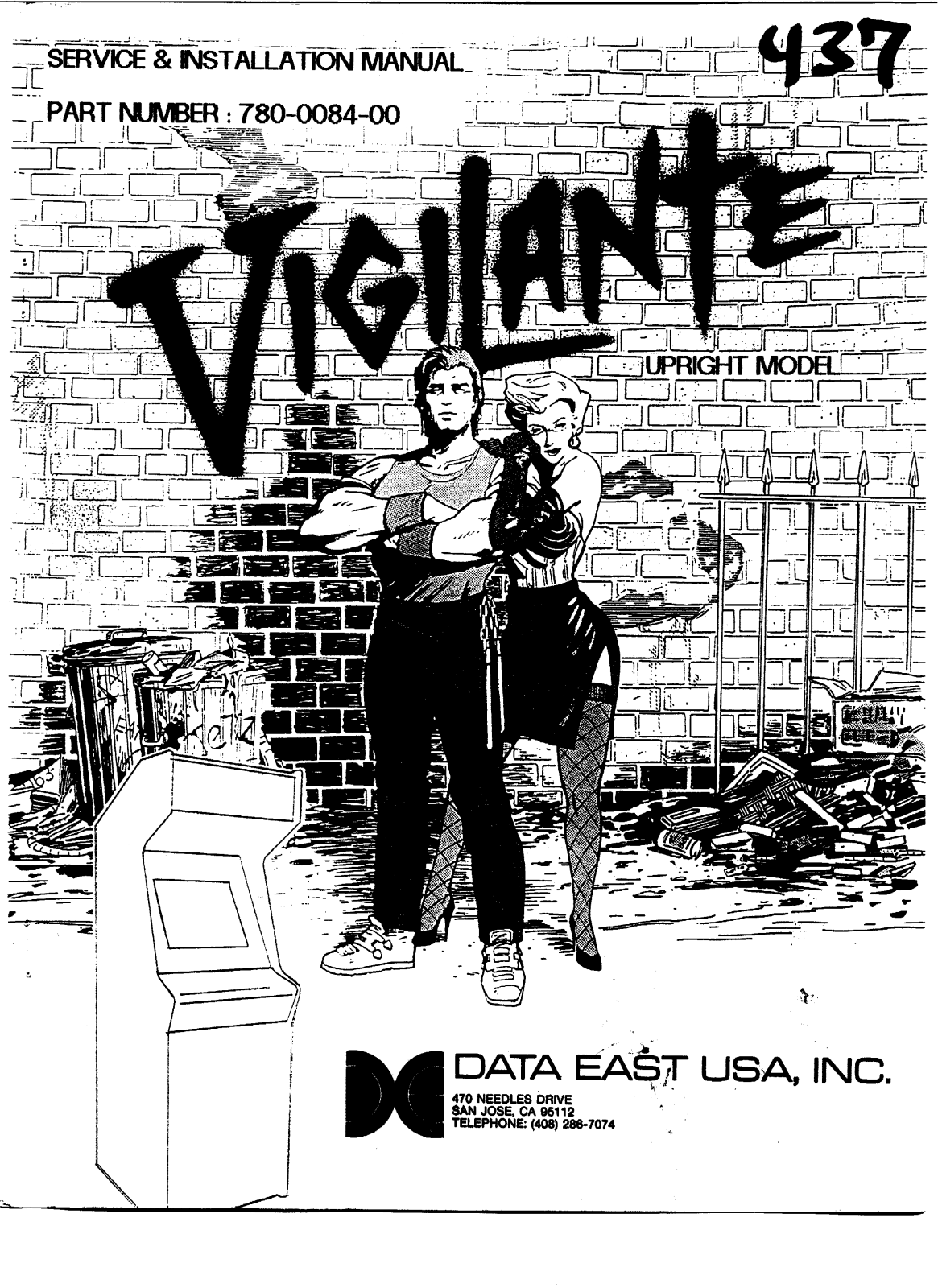 Data East Vigilante User Guide