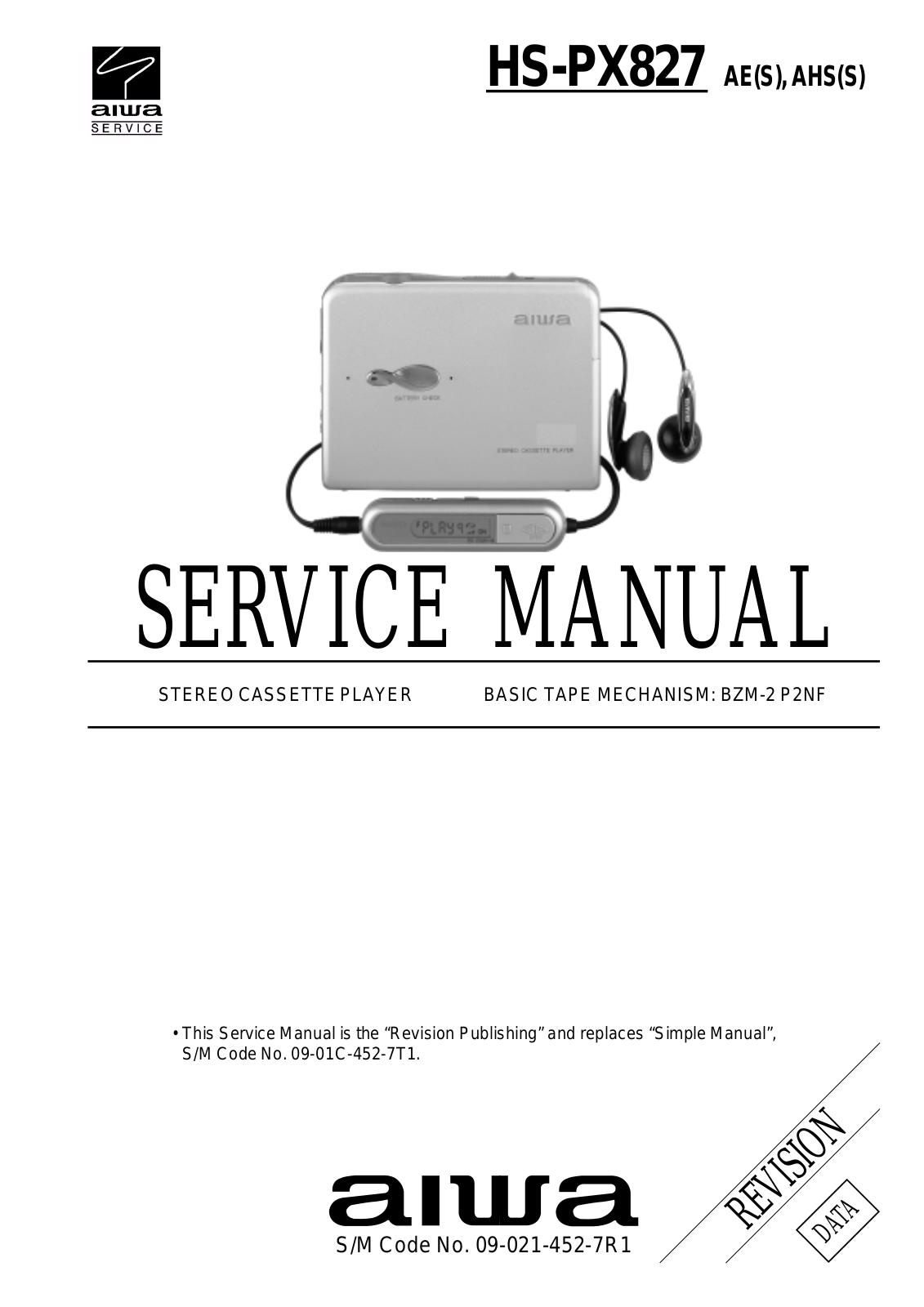 Aiwa HS-PX827 Service Manual
