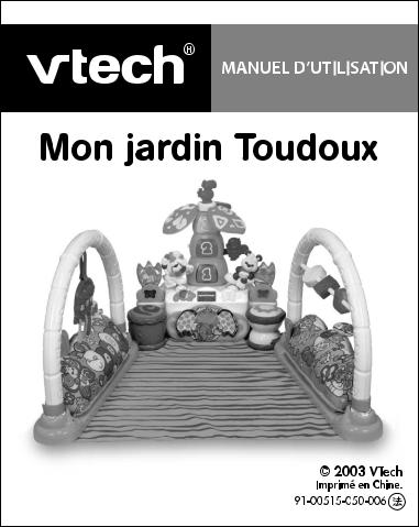 VTECH MON JARDIN TOUDOUX User Manual