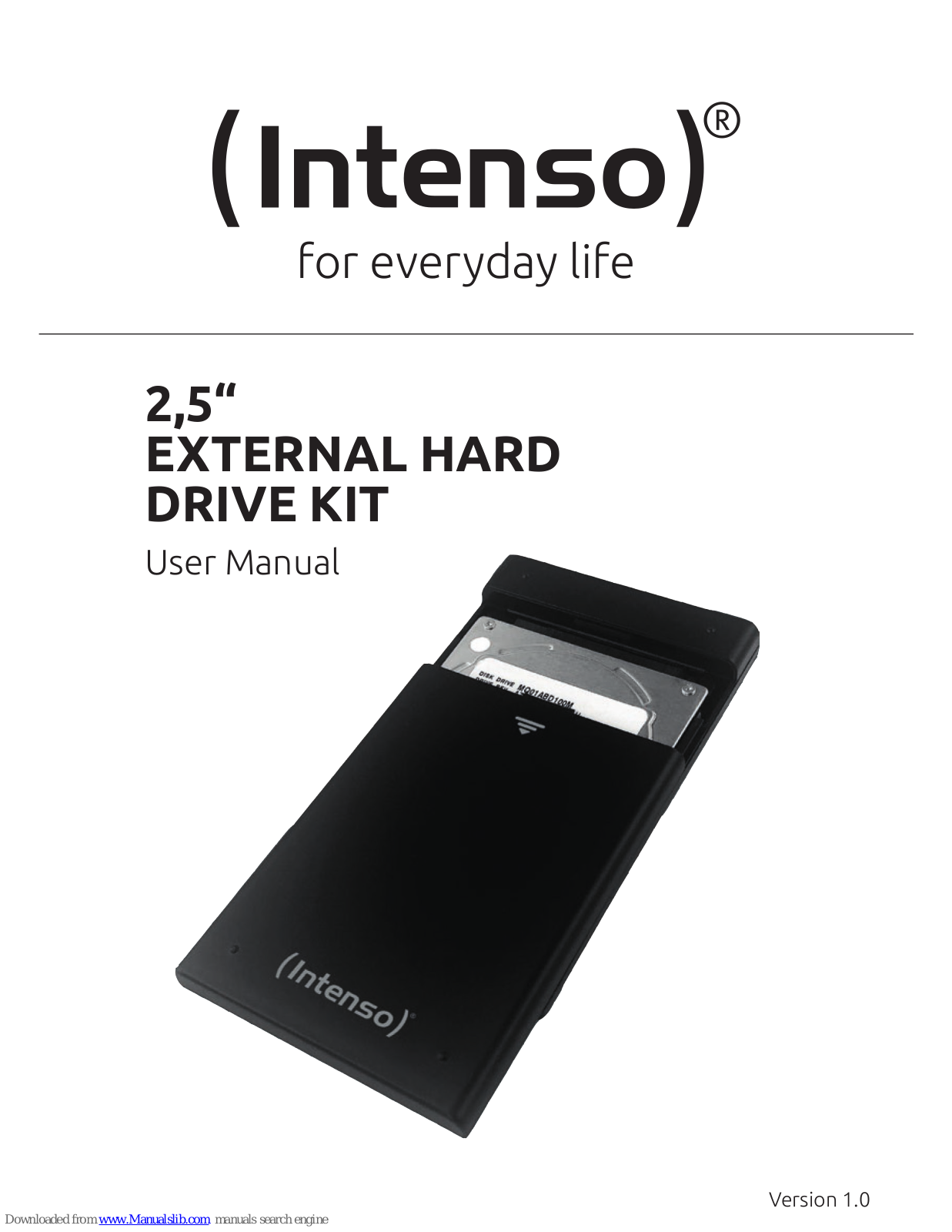 Intenso 2, 5“ EXTERNAL HARD DRIVE KIT User Manual