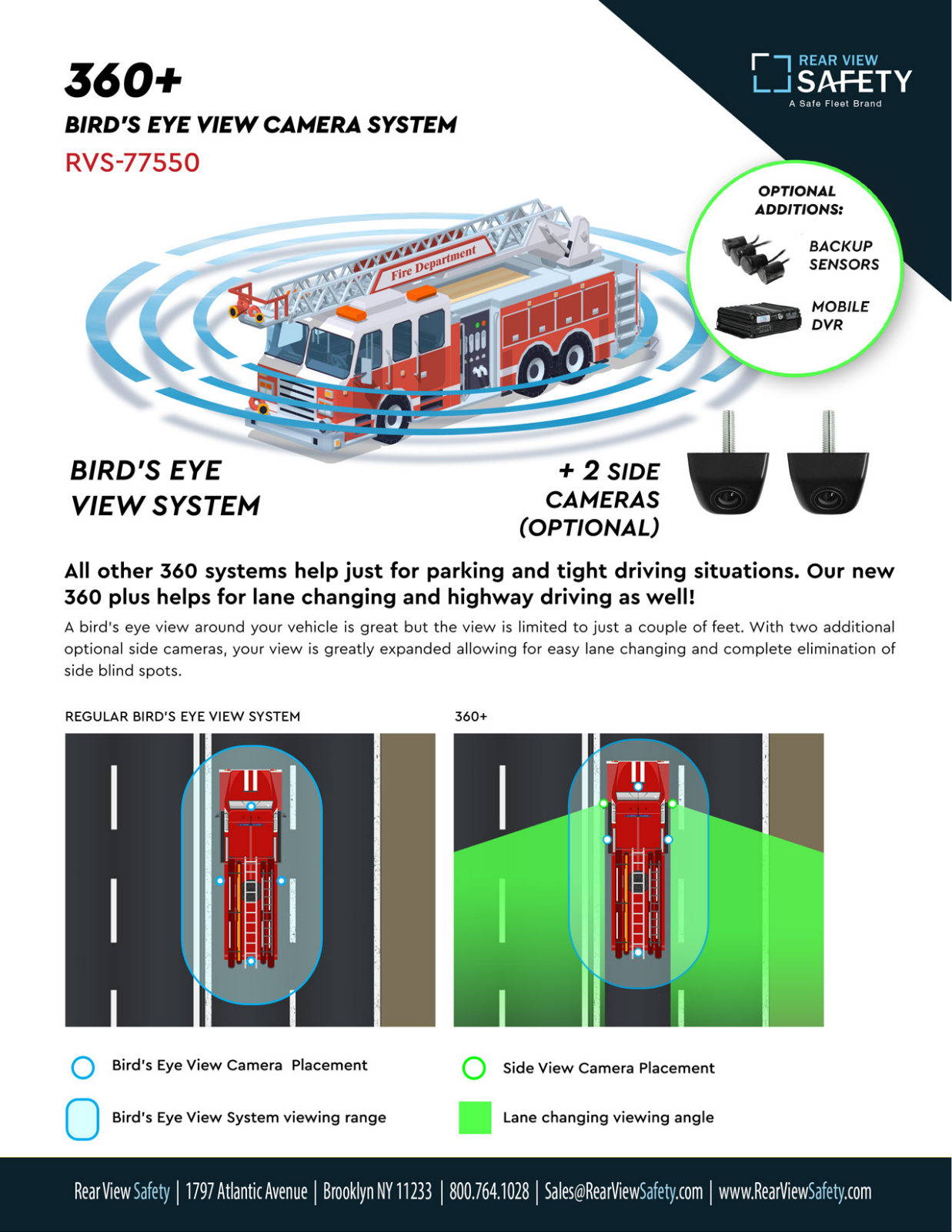 RVS Systems RVS-77550 Specsheet