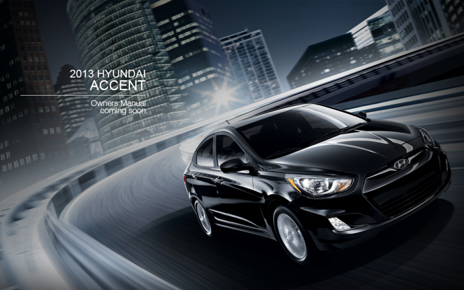 Hyundai Accent 2013 User Manual