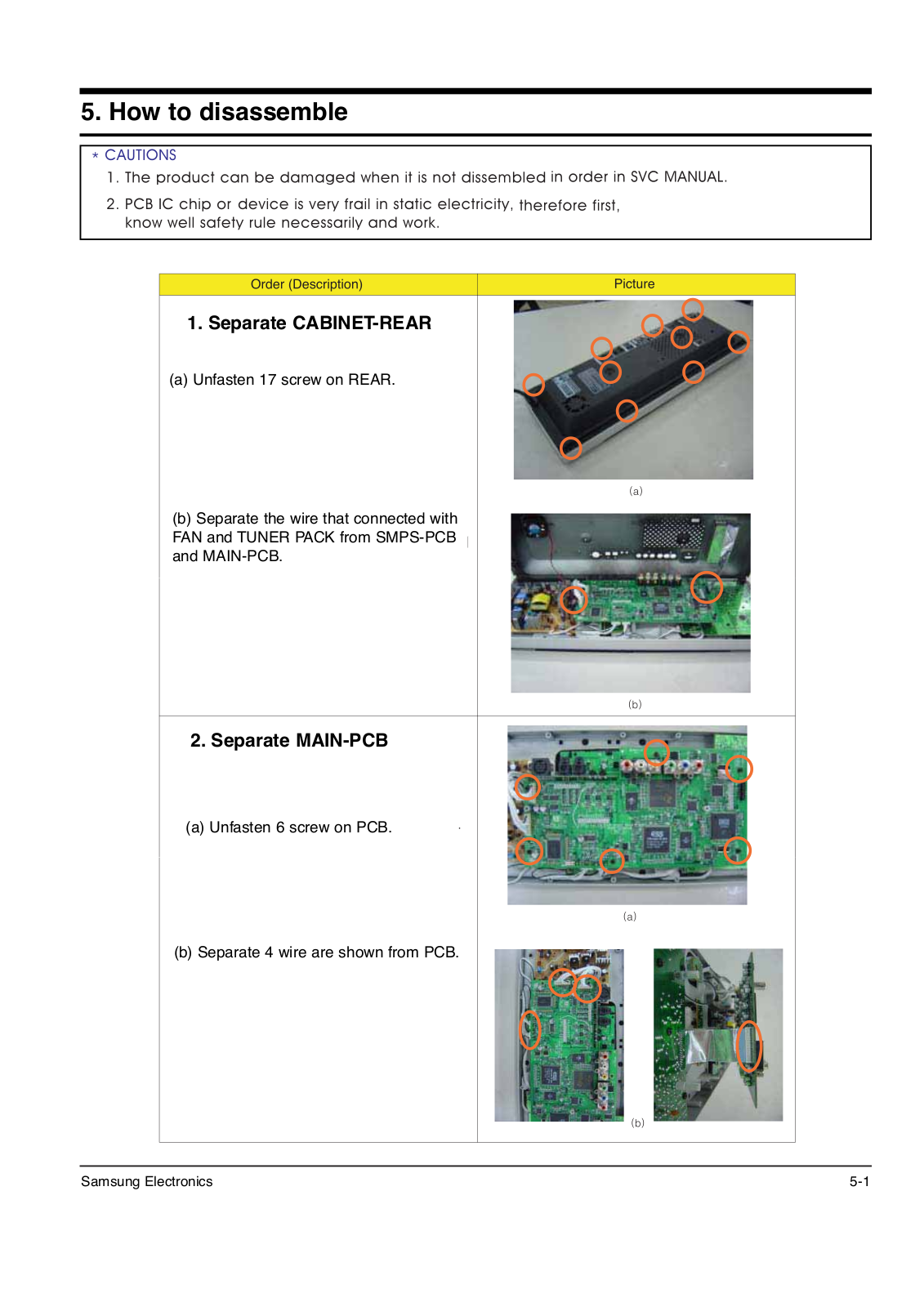 Samsung 07_Disassembly Method Datasheet - ManualMachine.com