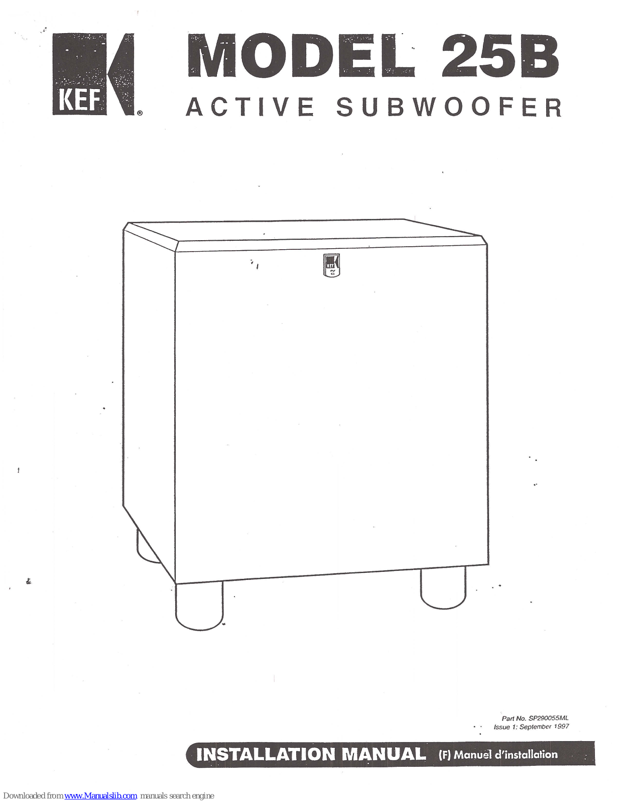 KEF 25B Installation Manual - ManualMachine.com