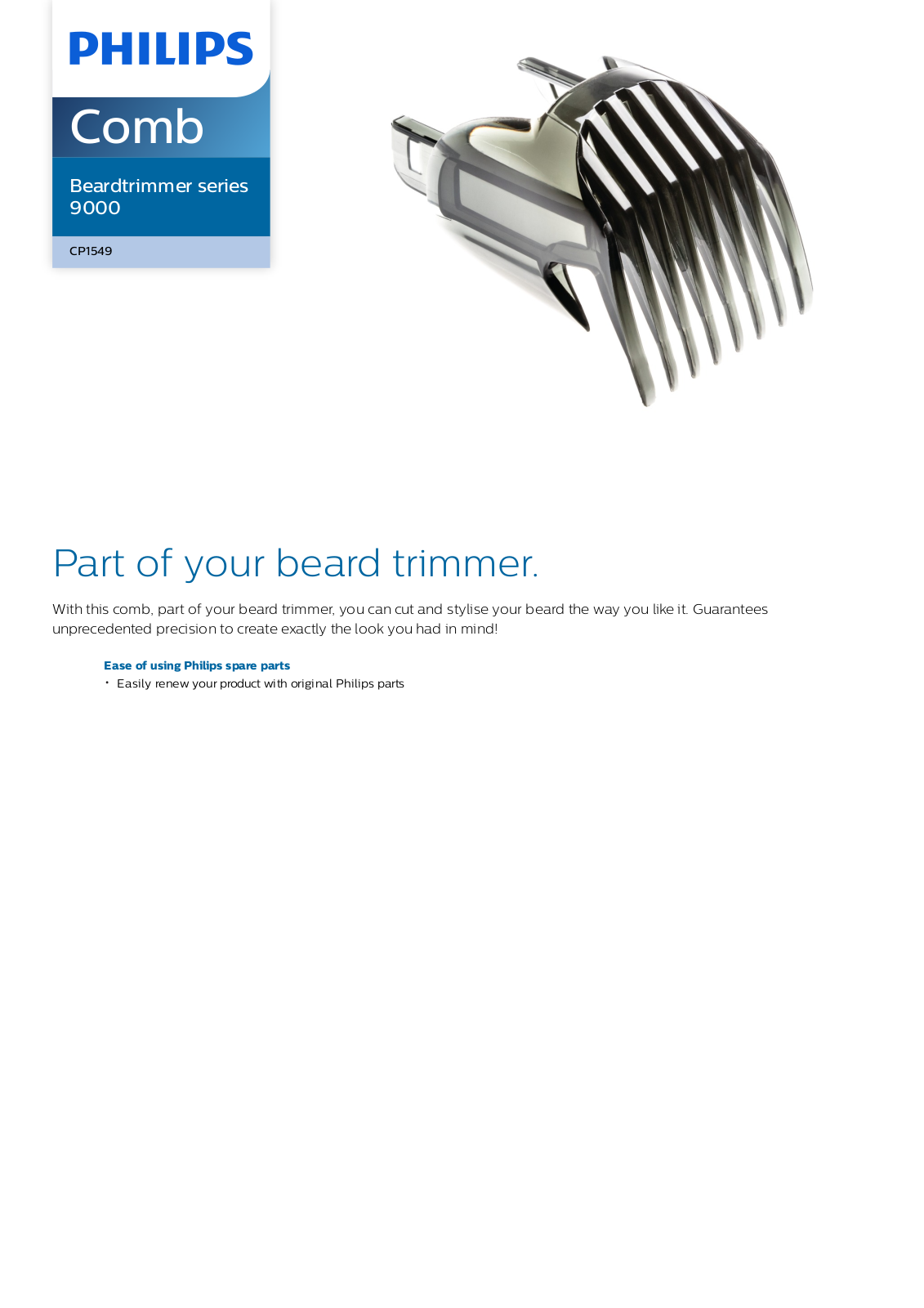 Philips CP1549/01 leaflet - ManualMachine.com