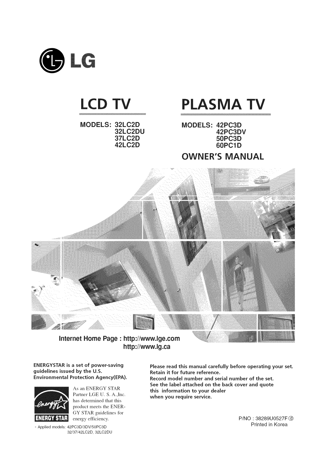 LG Electronics 60PCLD User Manual - ManualMachine.com