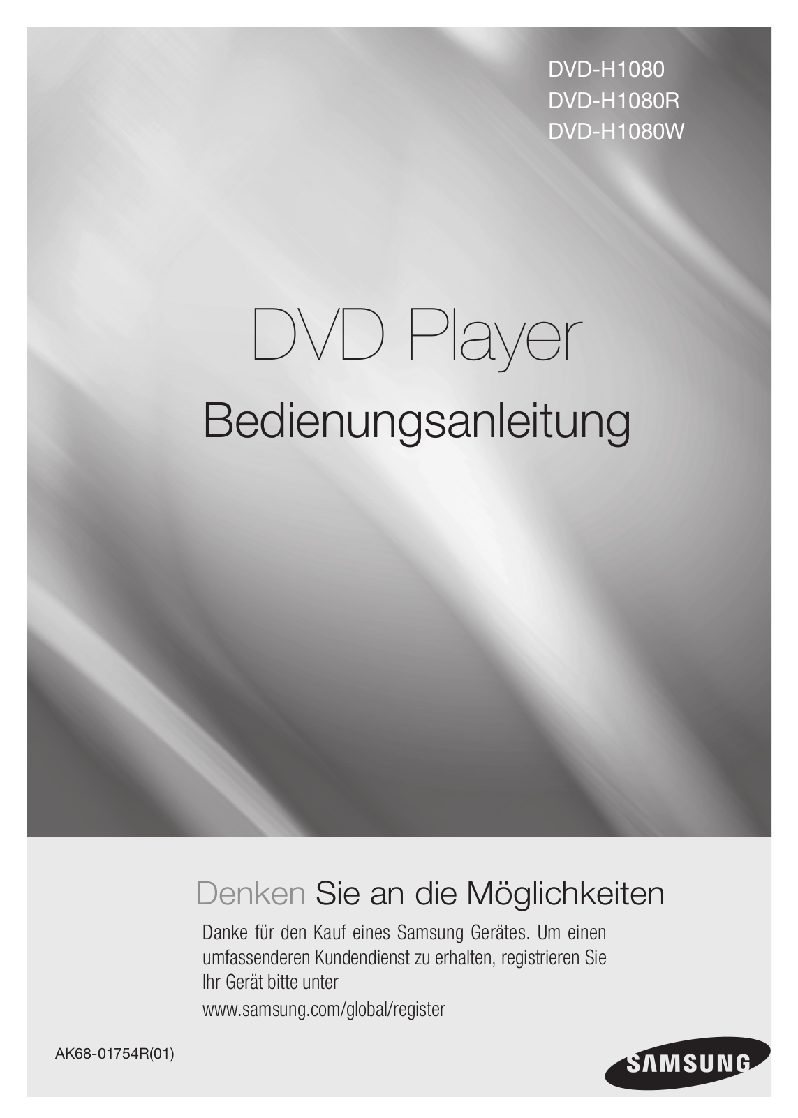 Samsung DVD-H1080 User Manual