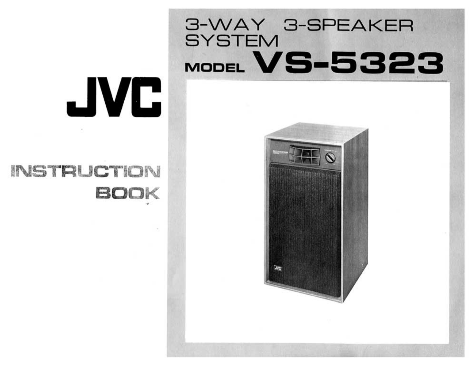 JVC VS-5323 Owners manual