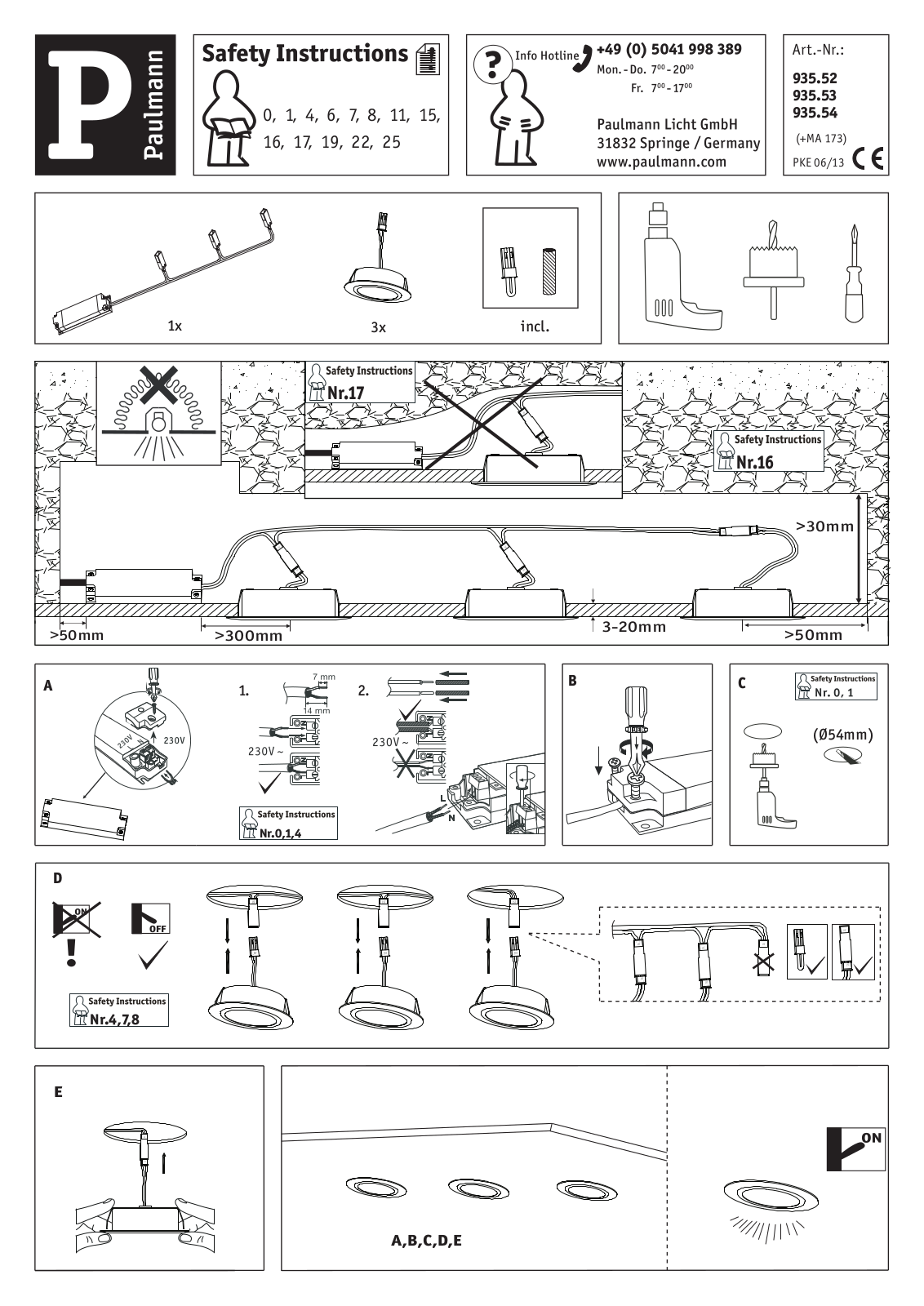 PAULMANN PLM 93554 Instructions - ManualMachine.com