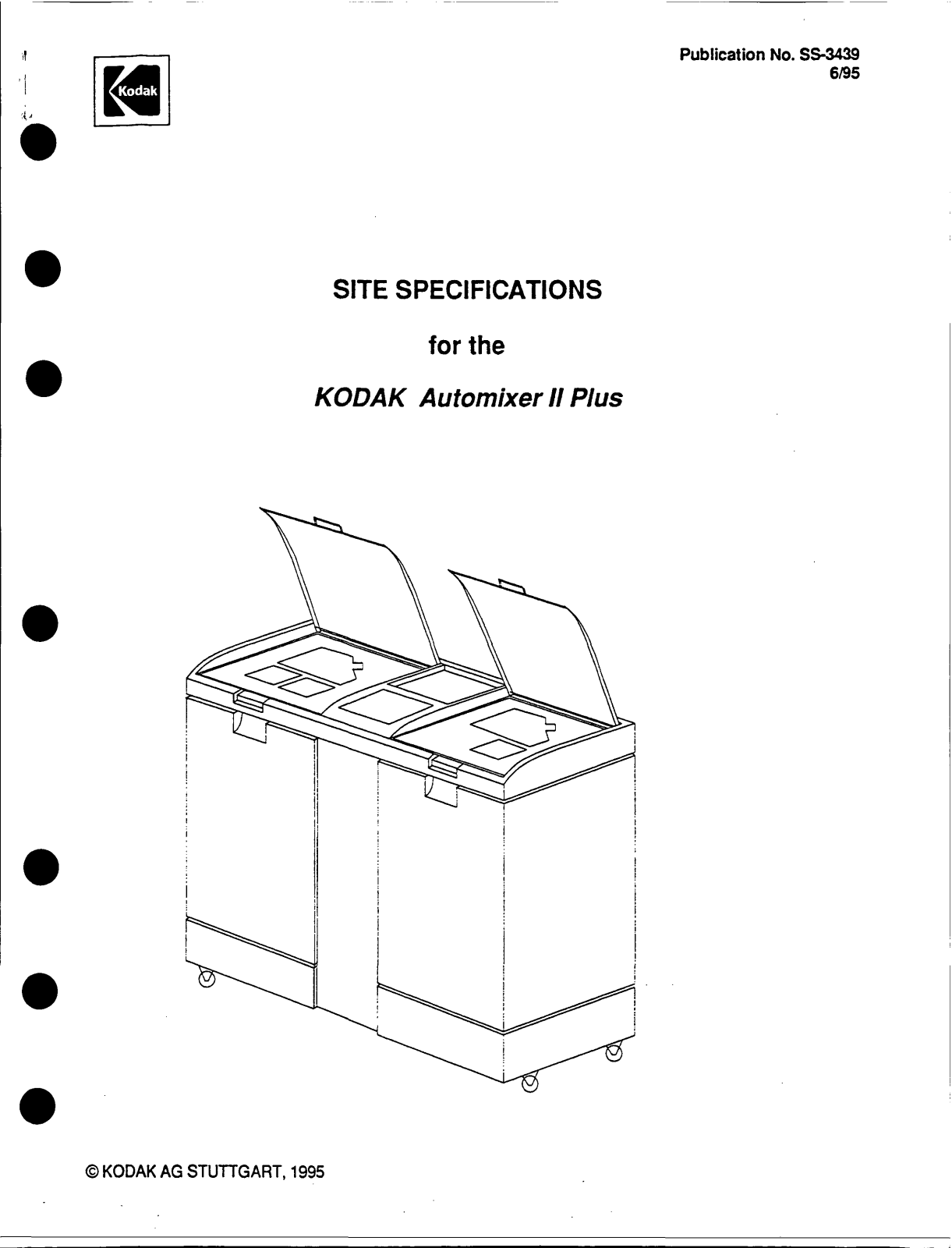 Kodak Automixer II Plus Service Manual