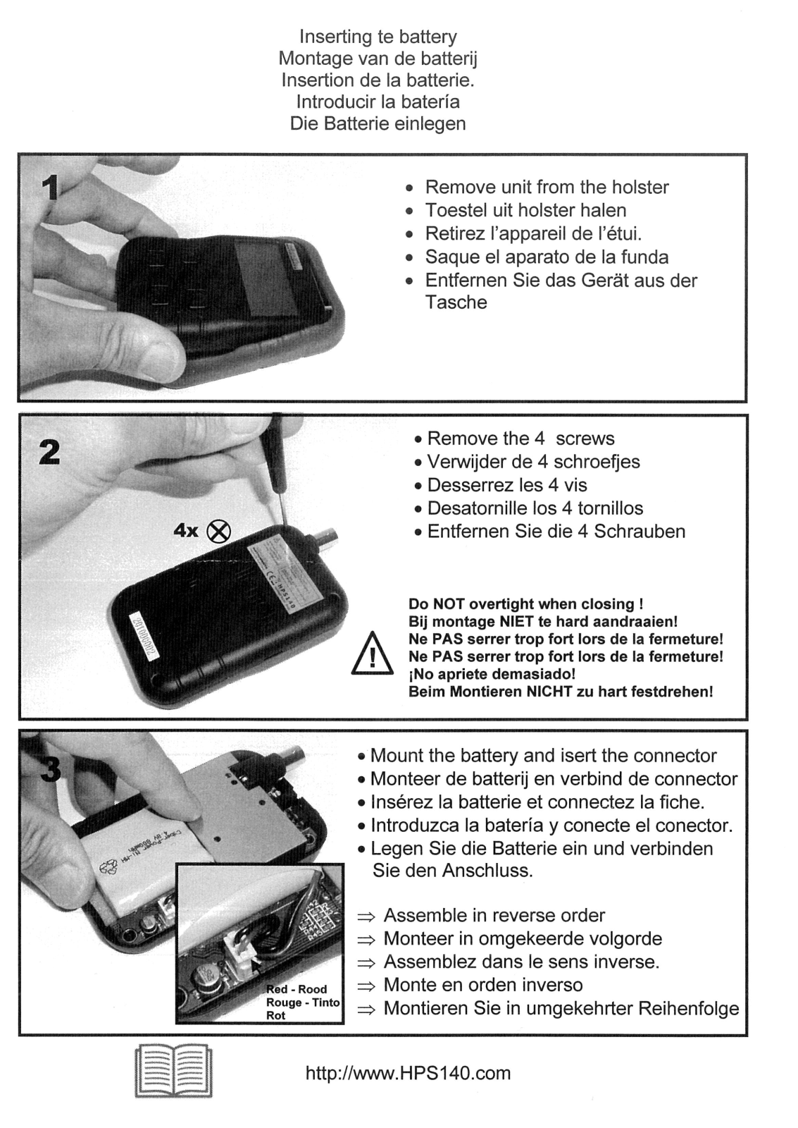 Velleman HPS140 User guide