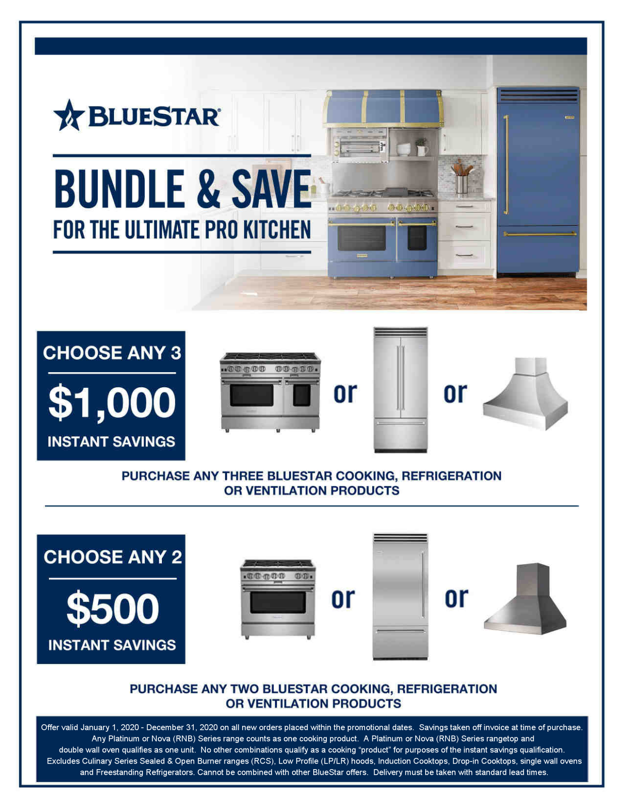 BlueStar BBB36L2CCPLT Rebate Form