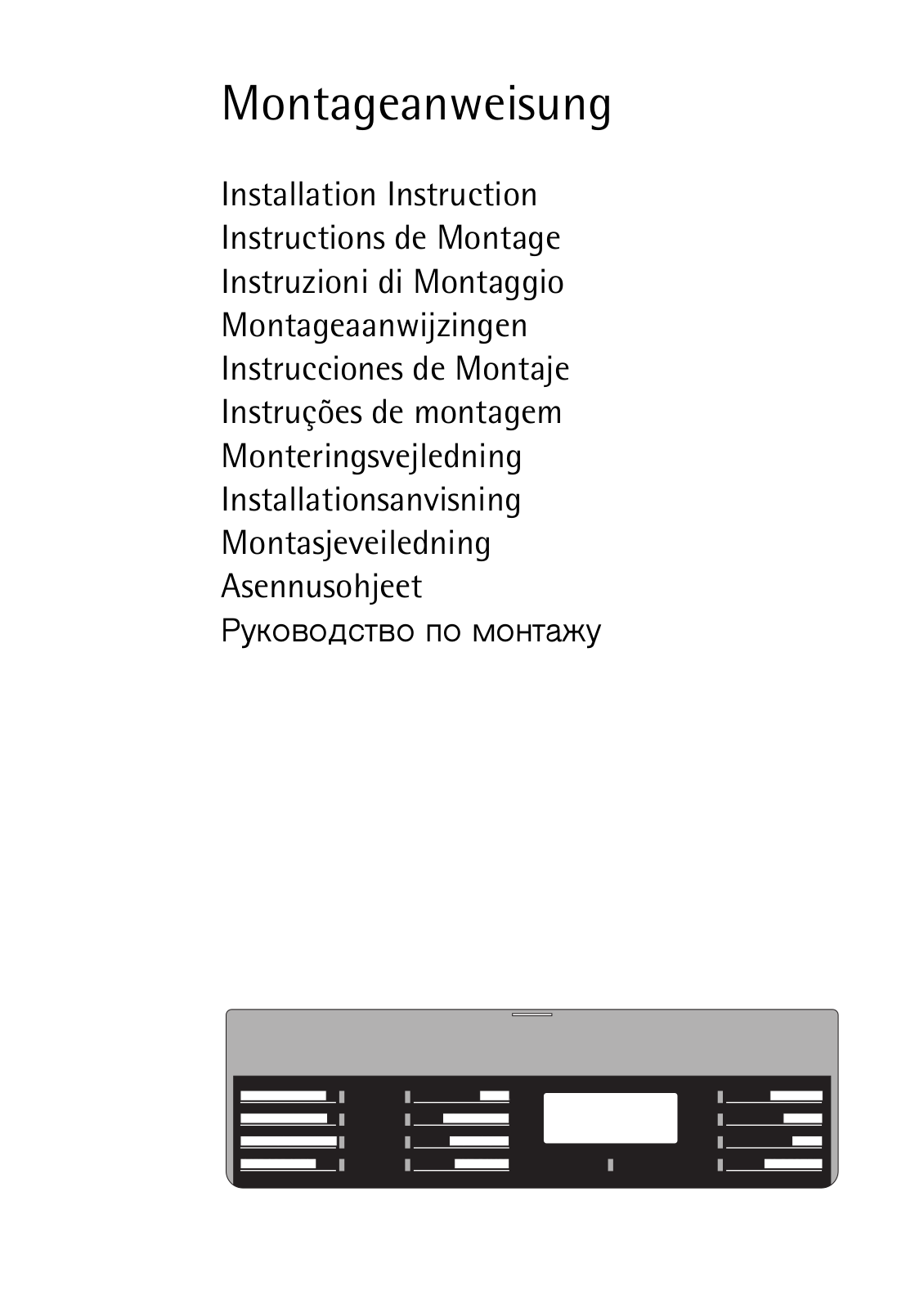 AEG-Electrolux ET-CB6100-1CH-F-I, ET-CE6100-1CH-F-I, ET-CB6140-1CH-F-I User Manual