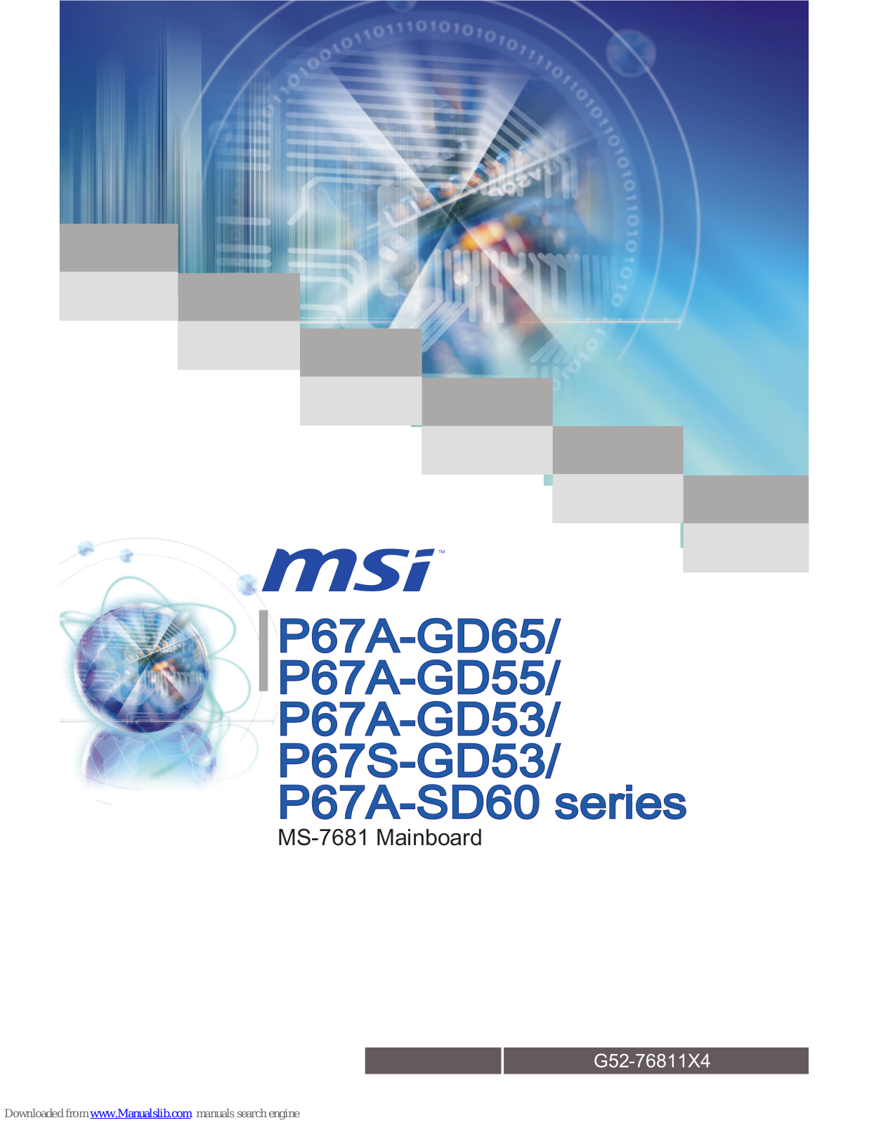 MSI P67A-GD55, P67A-GD53, P67S-GD53, P67A-SD60 User Manual