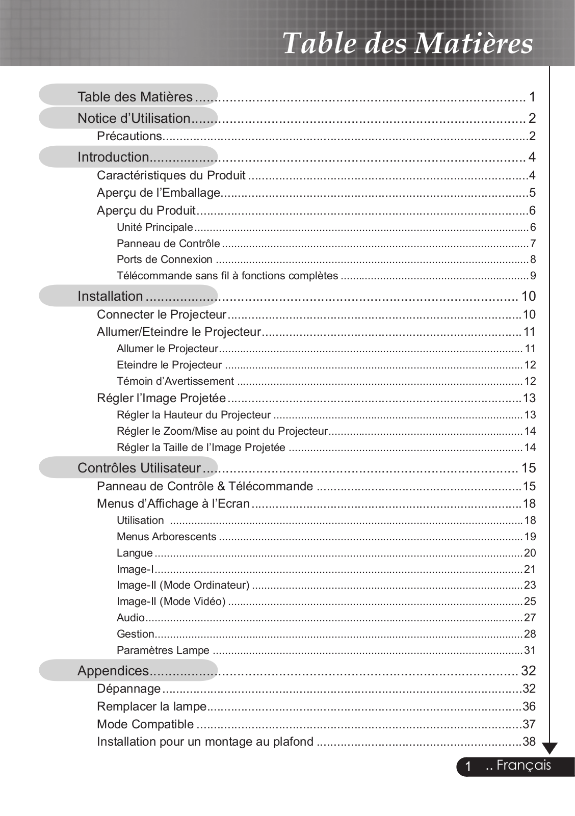 OPTOMA EP716R User Manual