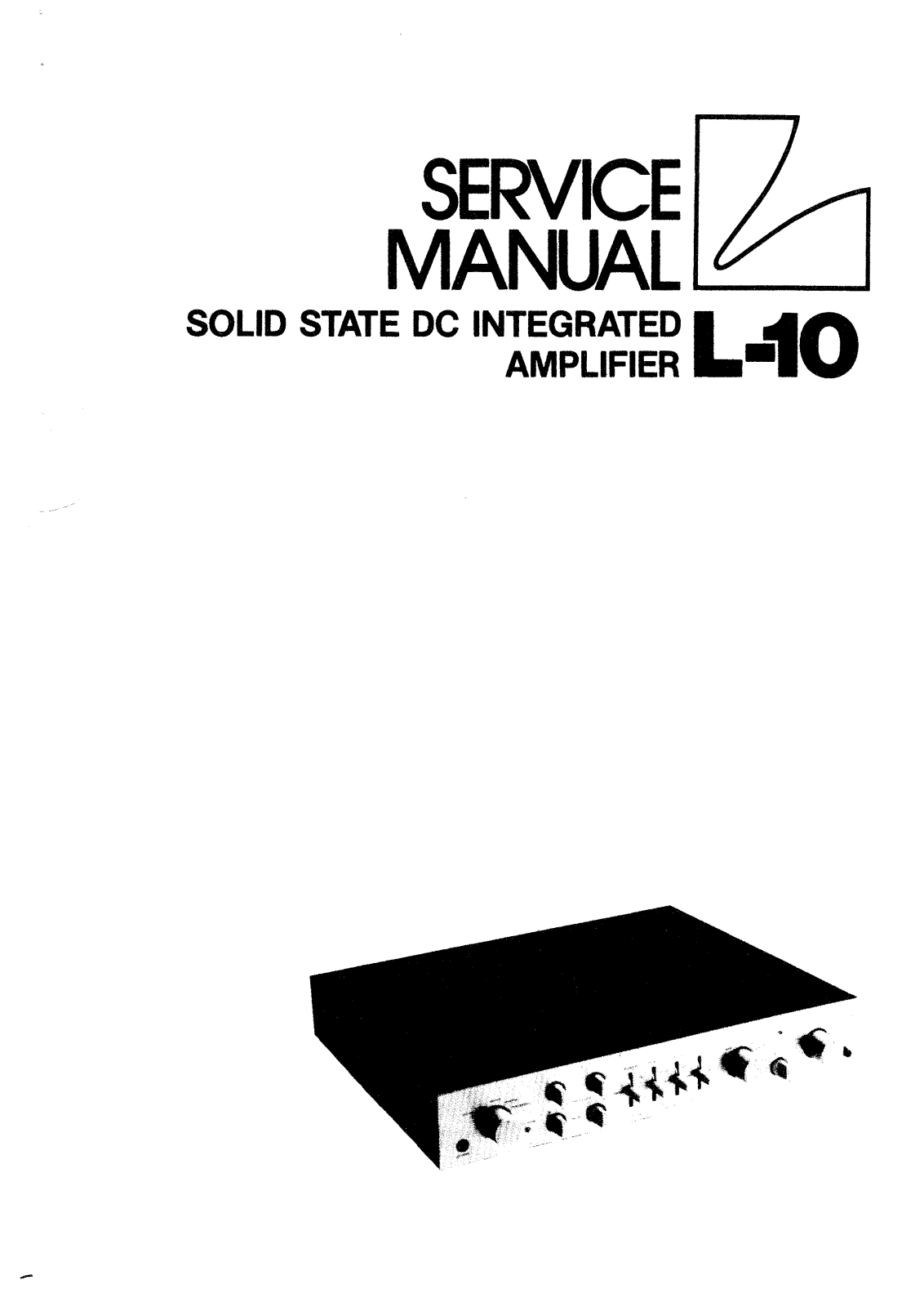 Luxman L-10 Service manual