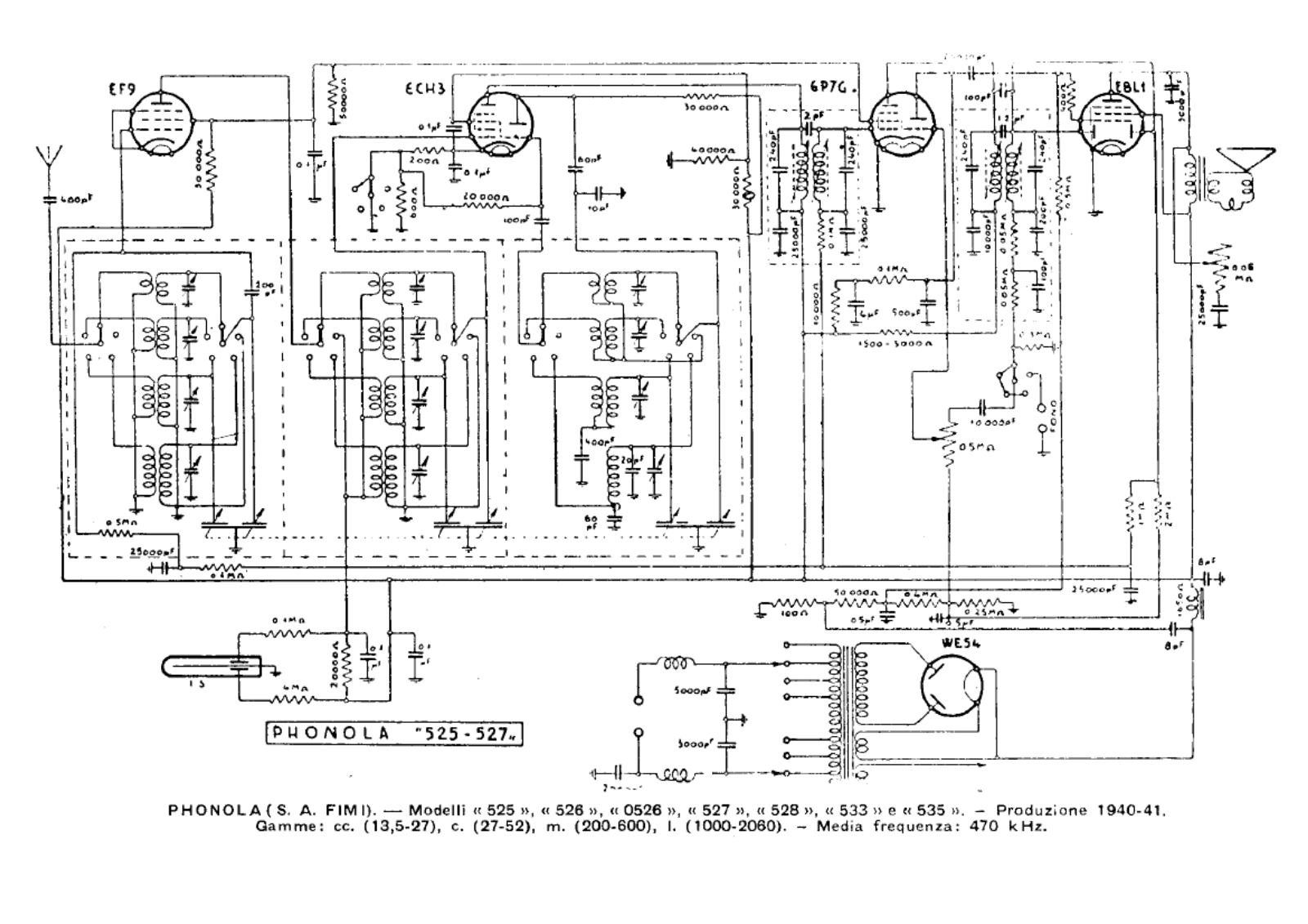 Phonola 525527 schematic - ManualMachine.com