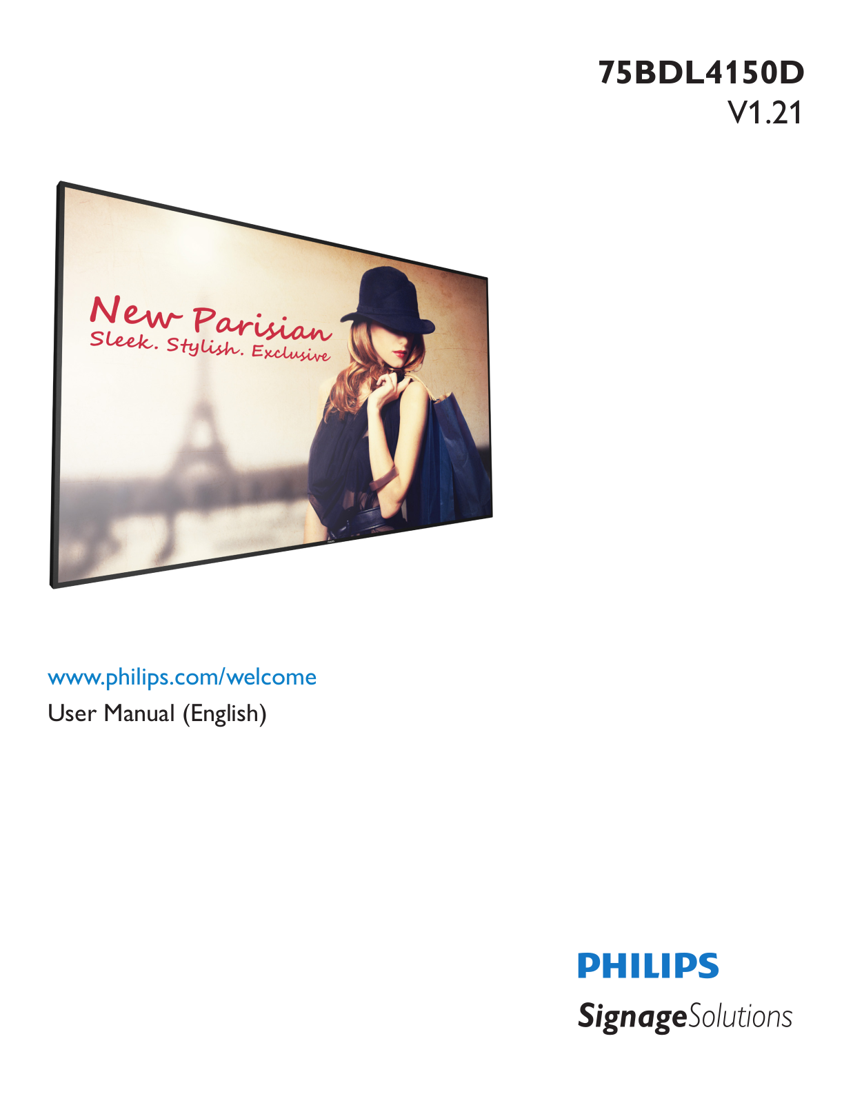 Philips 75BDL4150D User Guide