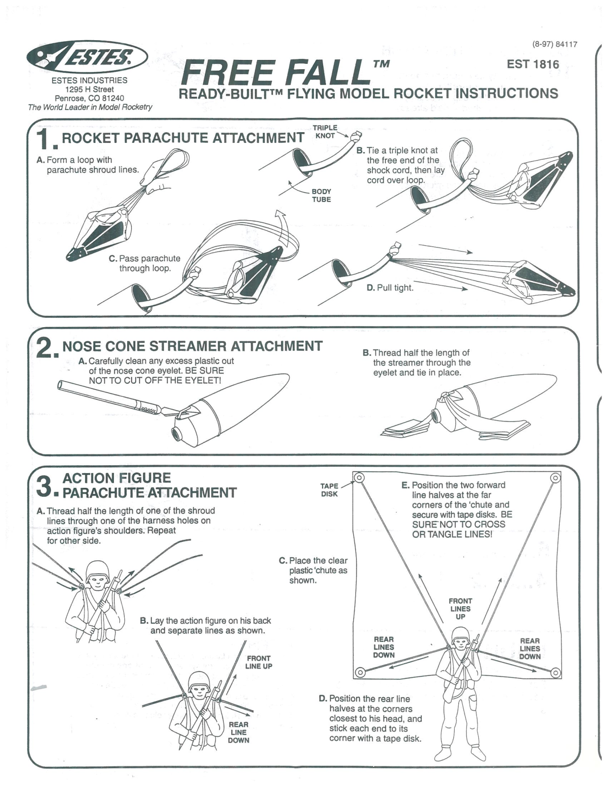 ESTES EST 1816 User Manual