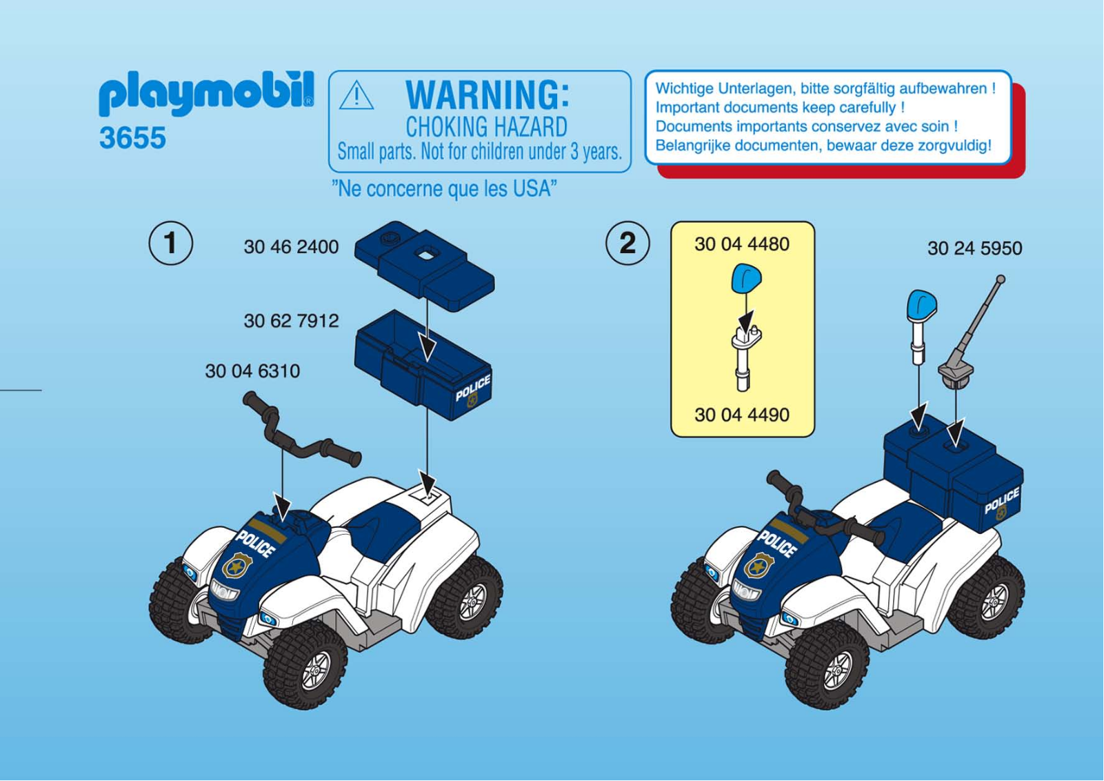 Playmobil 3655 Instructions