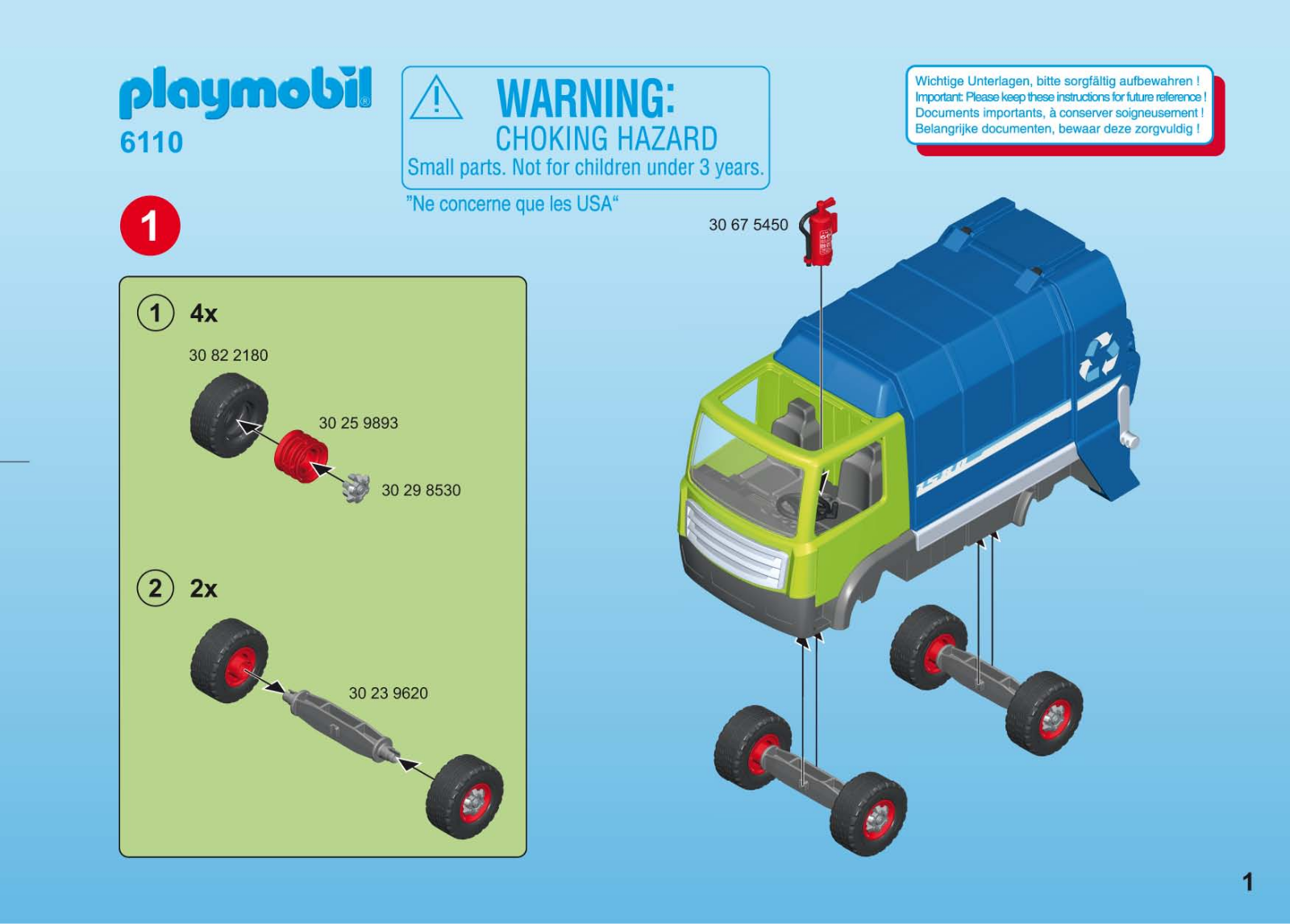 Playmobil 6110 Instructions