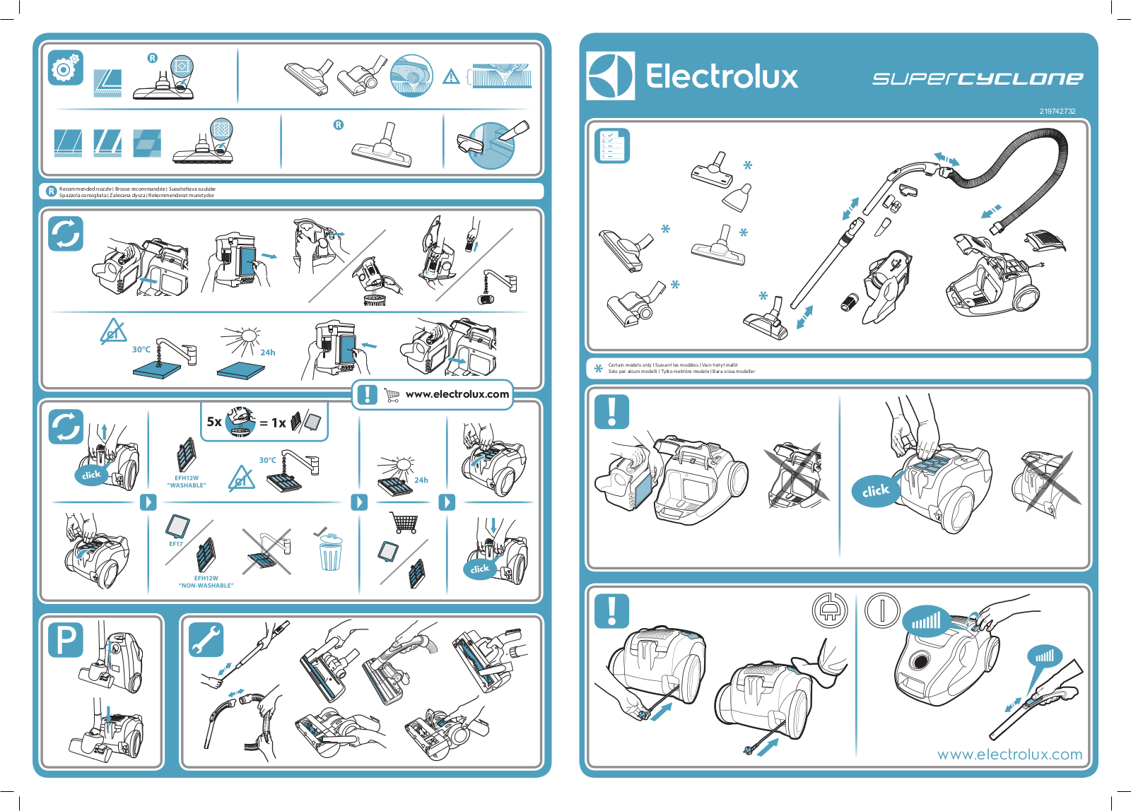 Electrolux ESC61LR User manual