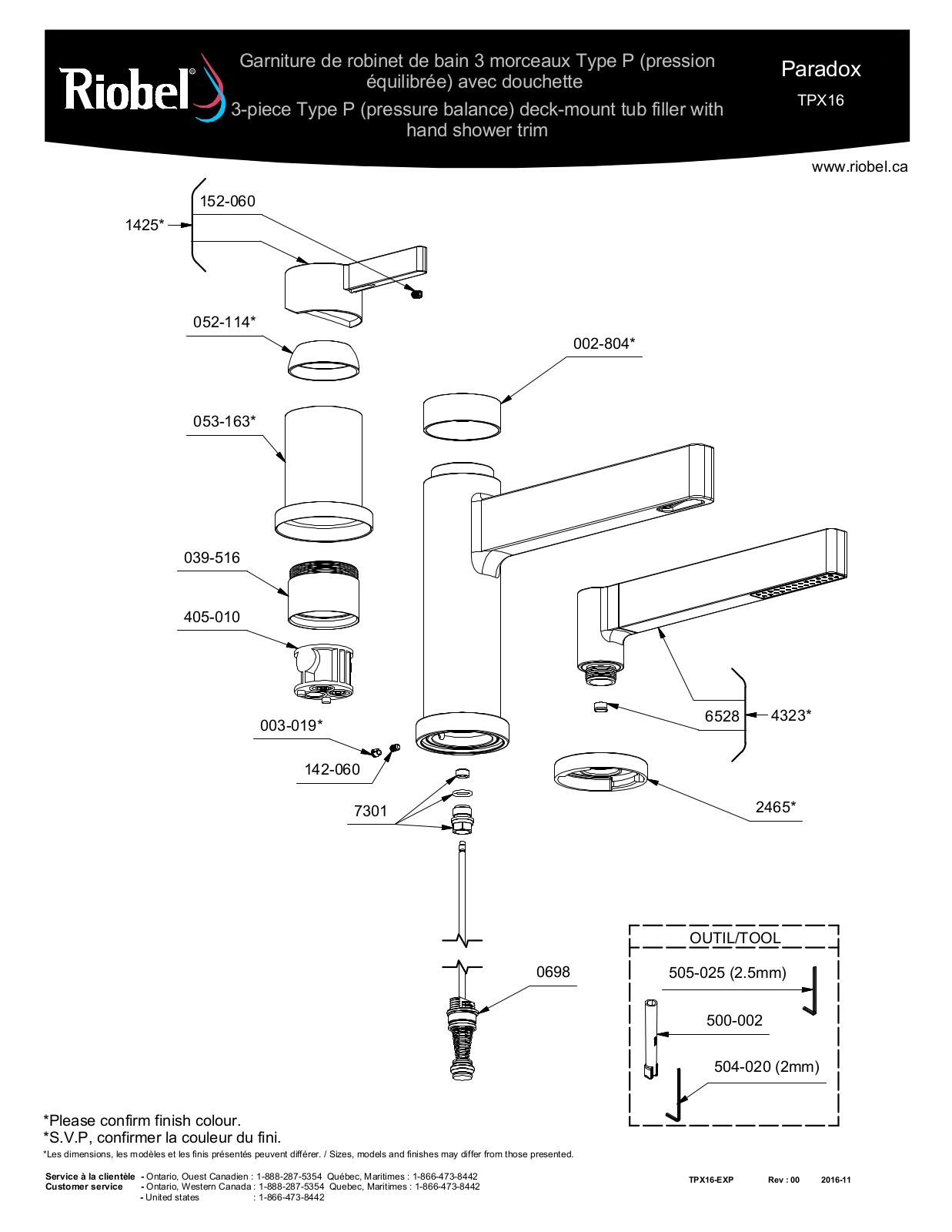 Riobel ROBL1187 Installation & Assembly - ManualMachine.com