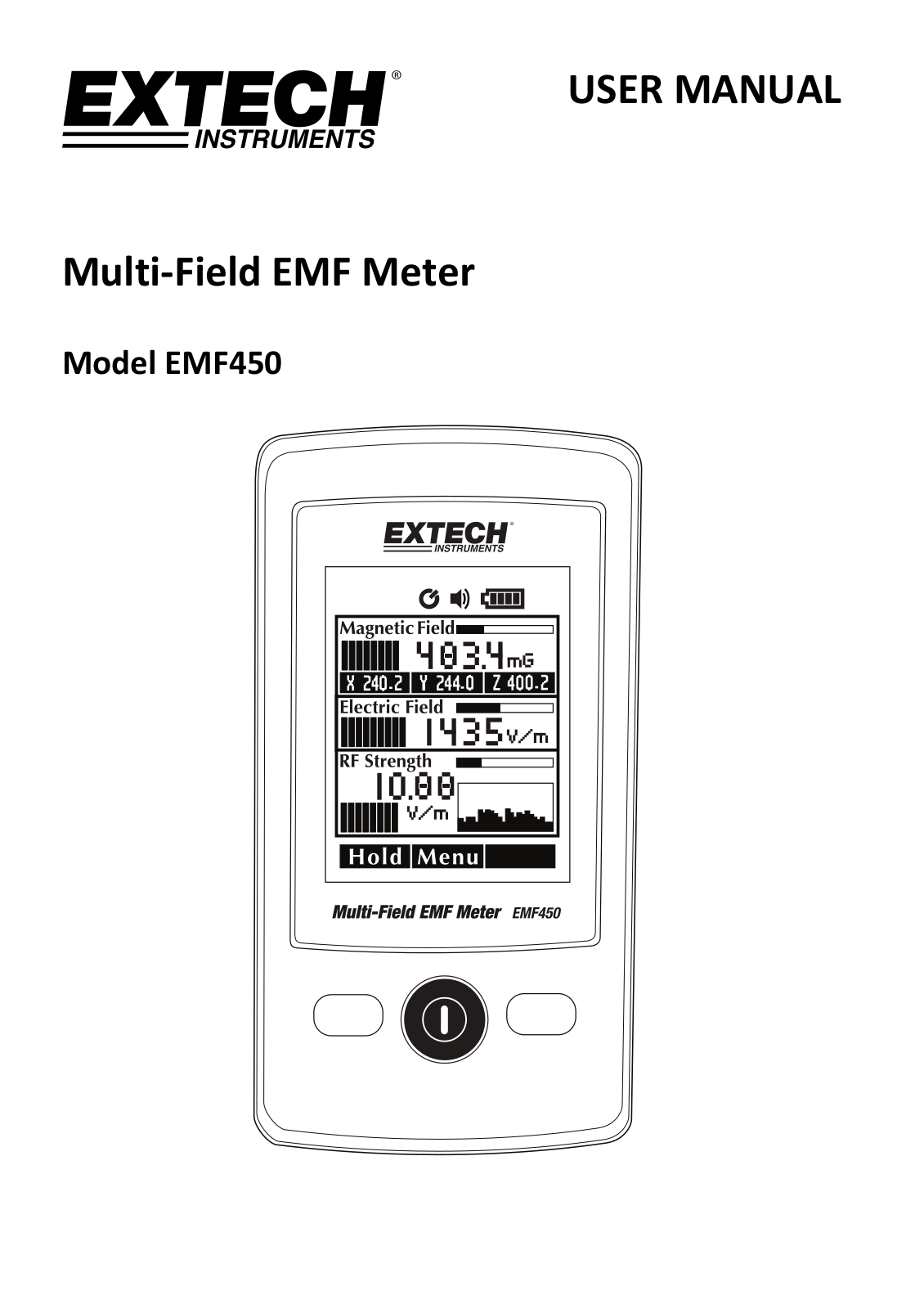 Extech EMF450 Operating Manual