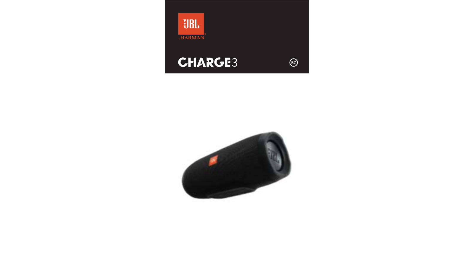 Harman JBLCHARGE3 User Manual