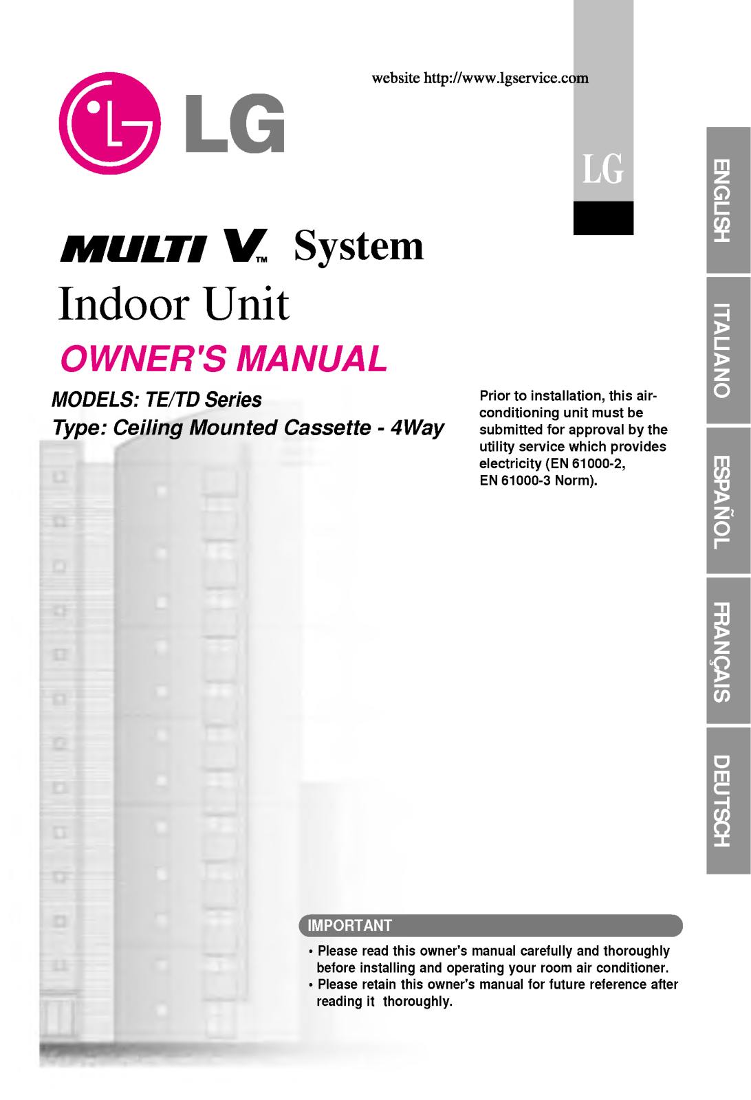 LG ARNN126TEA0, ARNN366TDA0 User Manual