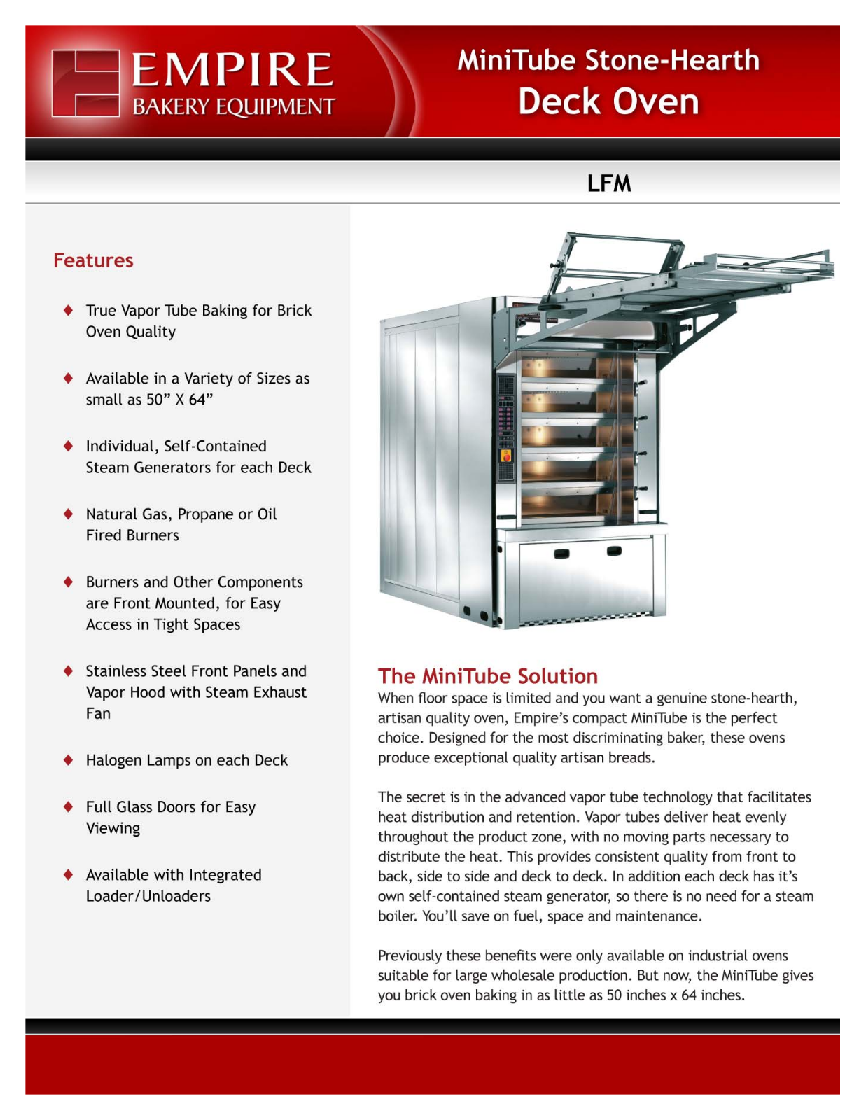 Empire LFM-4-100X100 User Manual