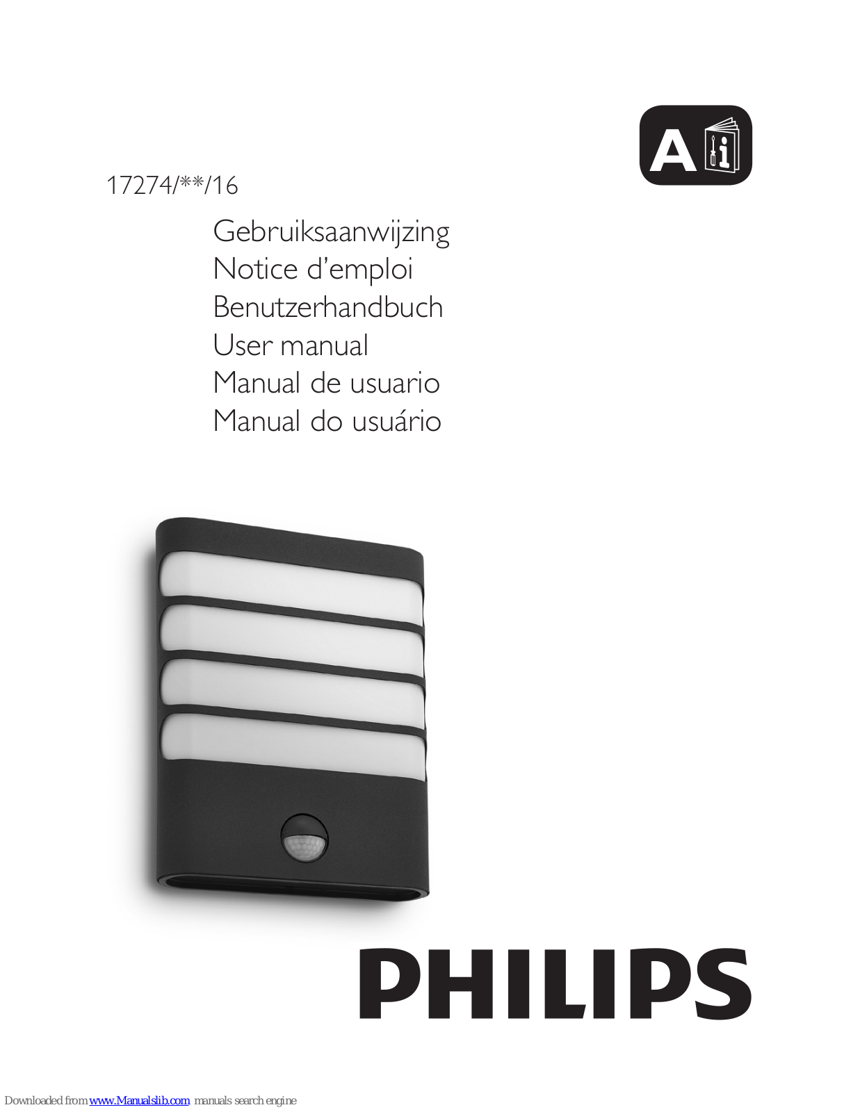 Philips 17274/**/16 User Manual