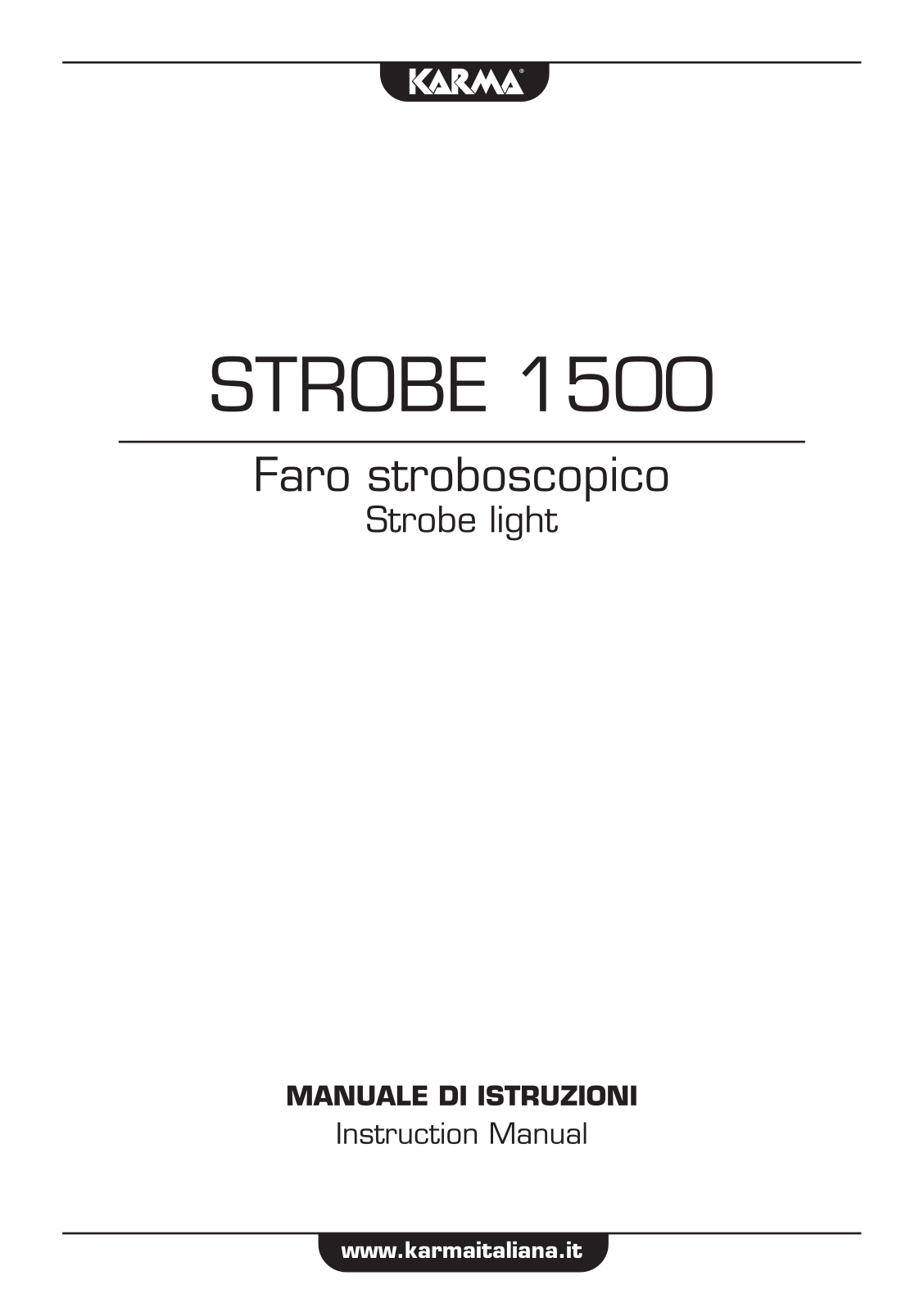 karma STROBE 1500 User guide - ManualMachine.com
