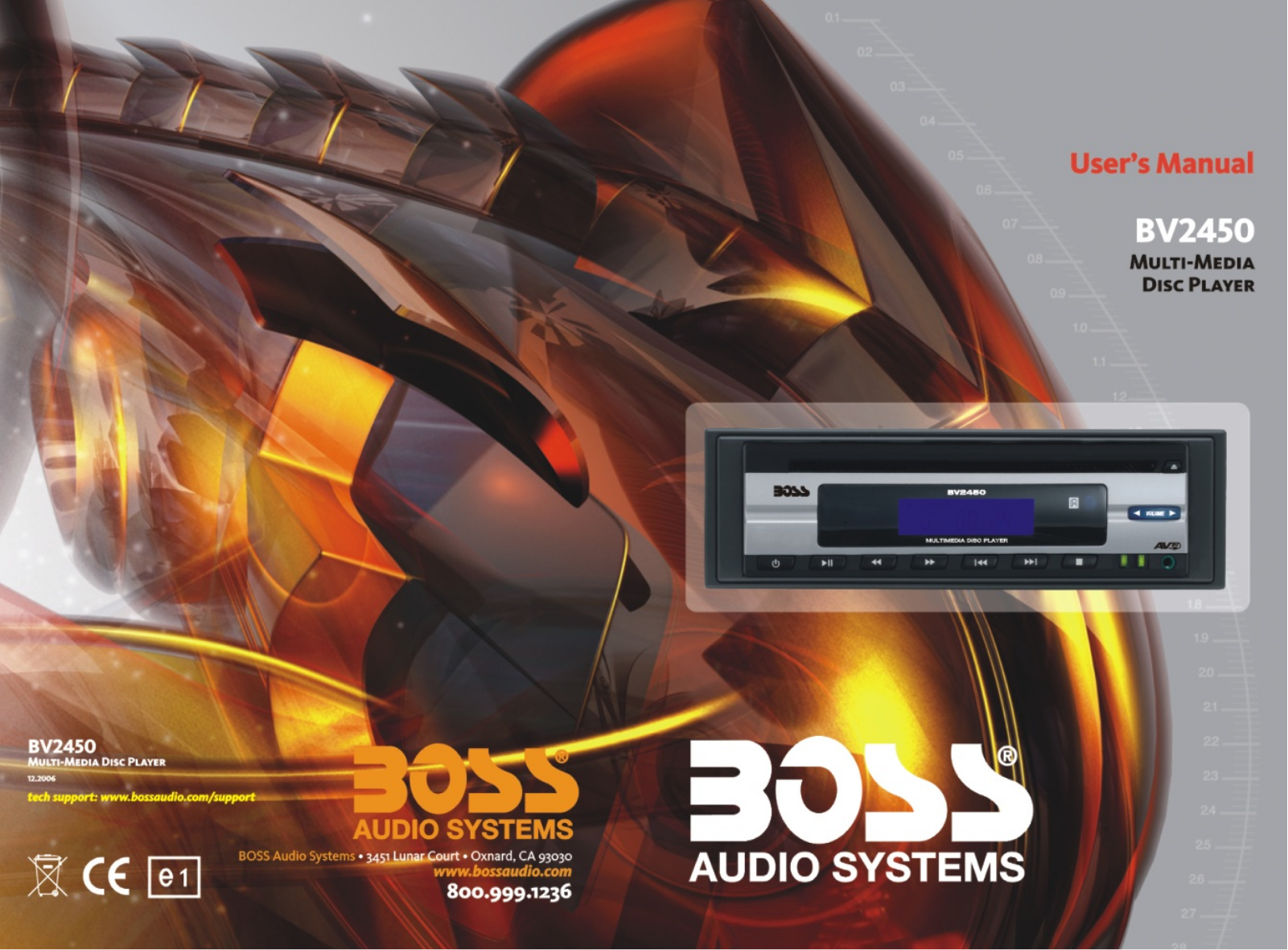 Boss Audio BV2450 Owner Manual